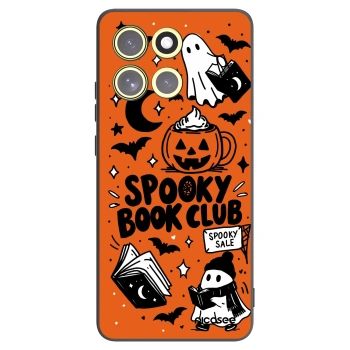 Picasee silikonski črni ovitek za Motorola Moto G86 5G - Spooky book club