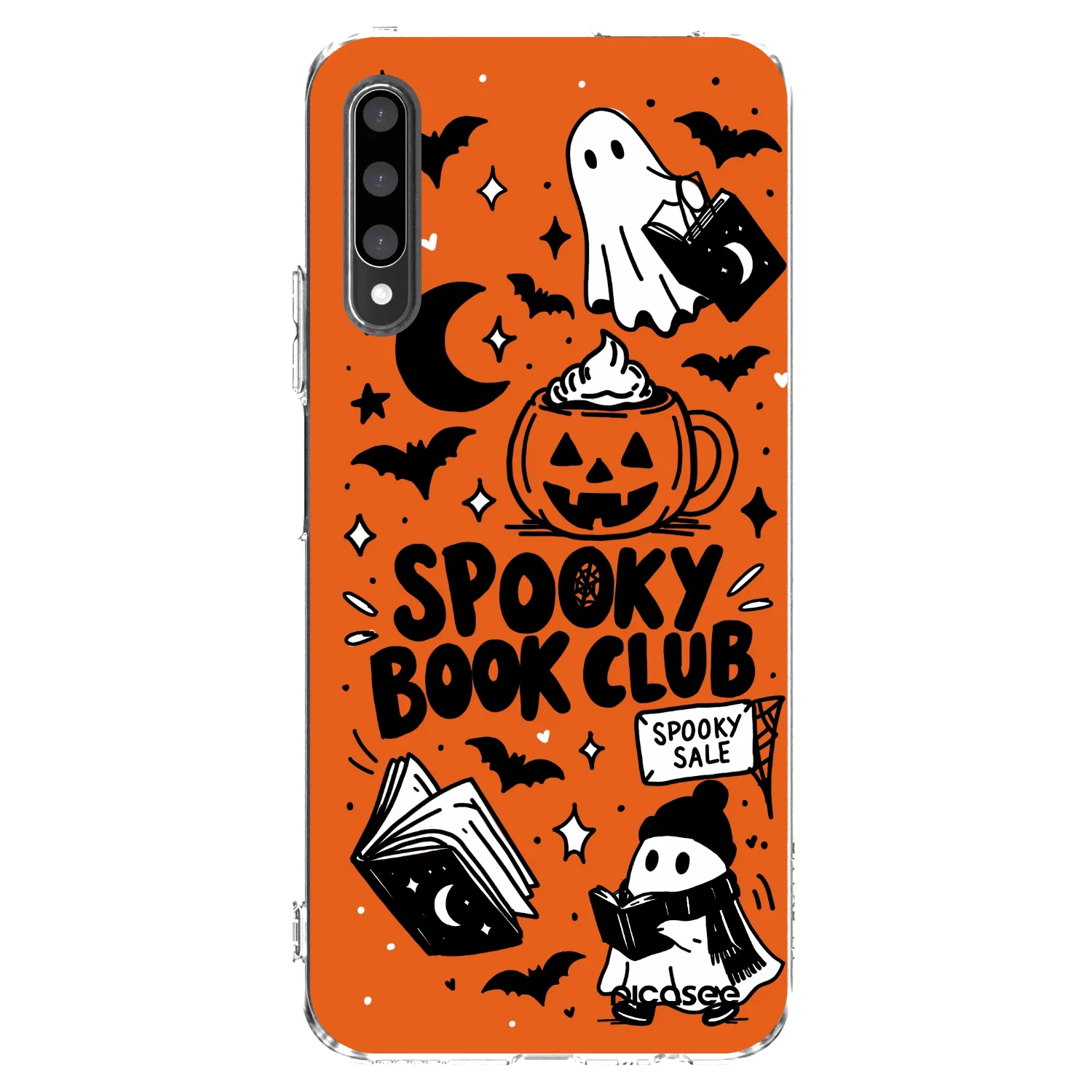 Picasee silikonski prozorni ovitek za Honor 9X Pro - Spooky book club