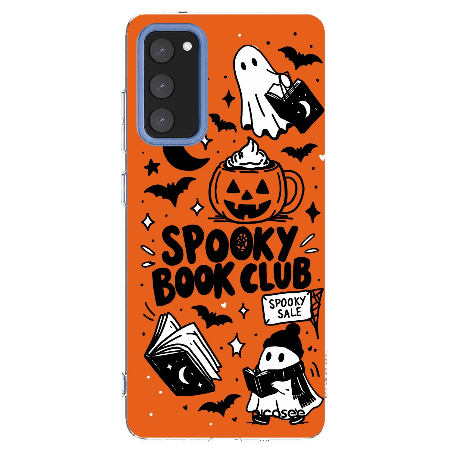 Picasee silikonski prozorni ovitek za Samsung Galaxy S20 FE - Spooky book club