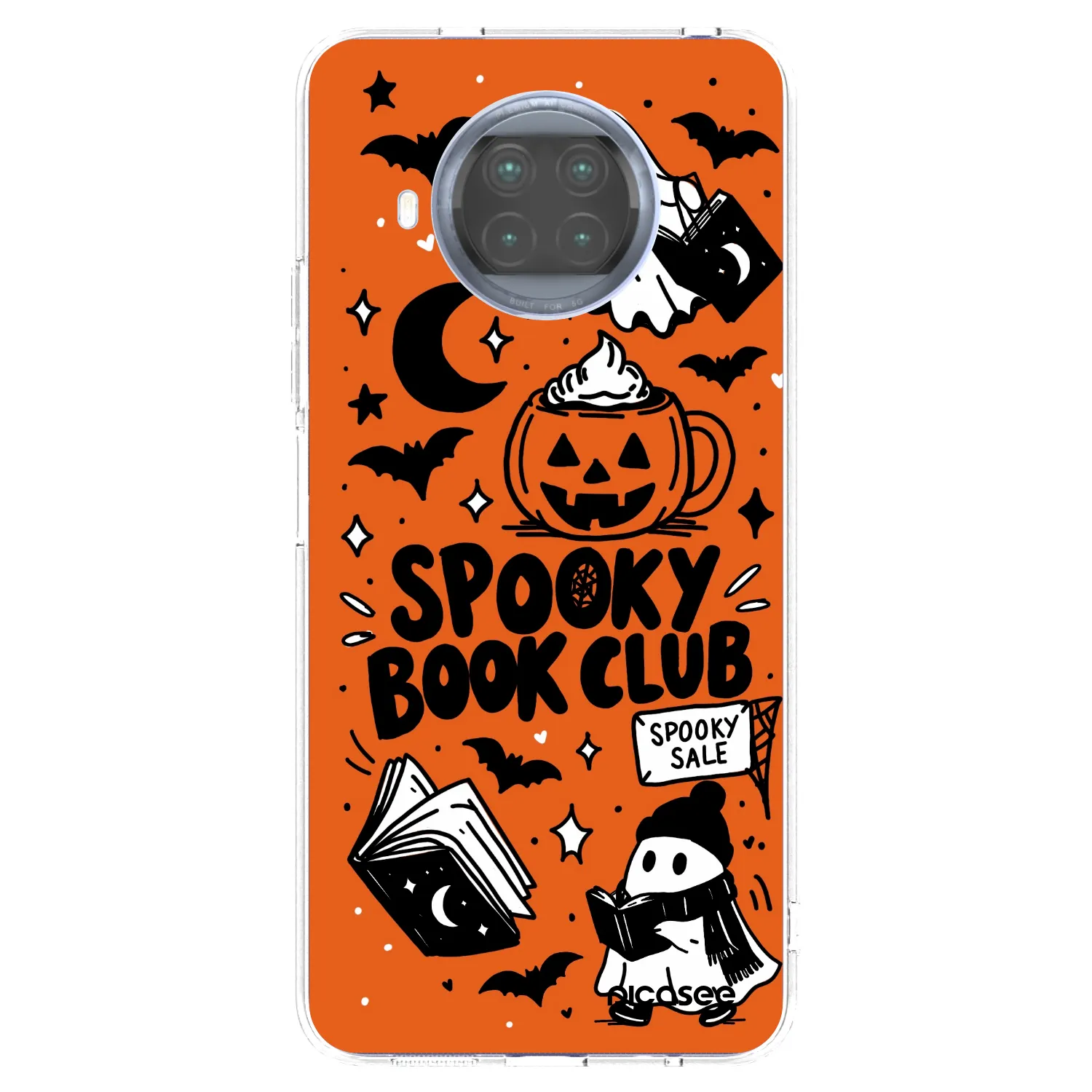 Picasee silikonski prozorni ovitek za Xiaomi Mi 10T Lite - Spooky book club