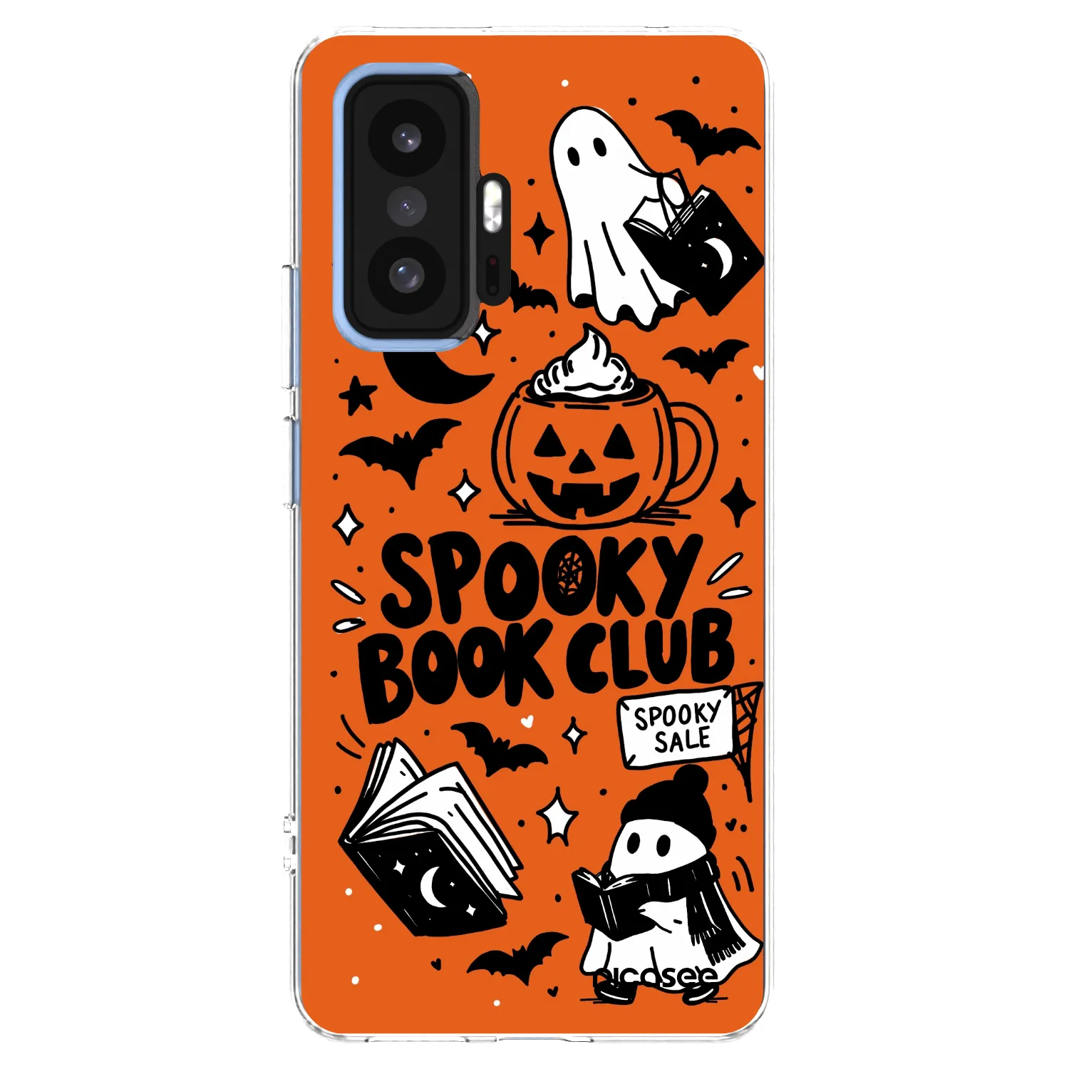 Picasee silikonski prozorni ovitek za Xiaomi 11T - Spooky book club