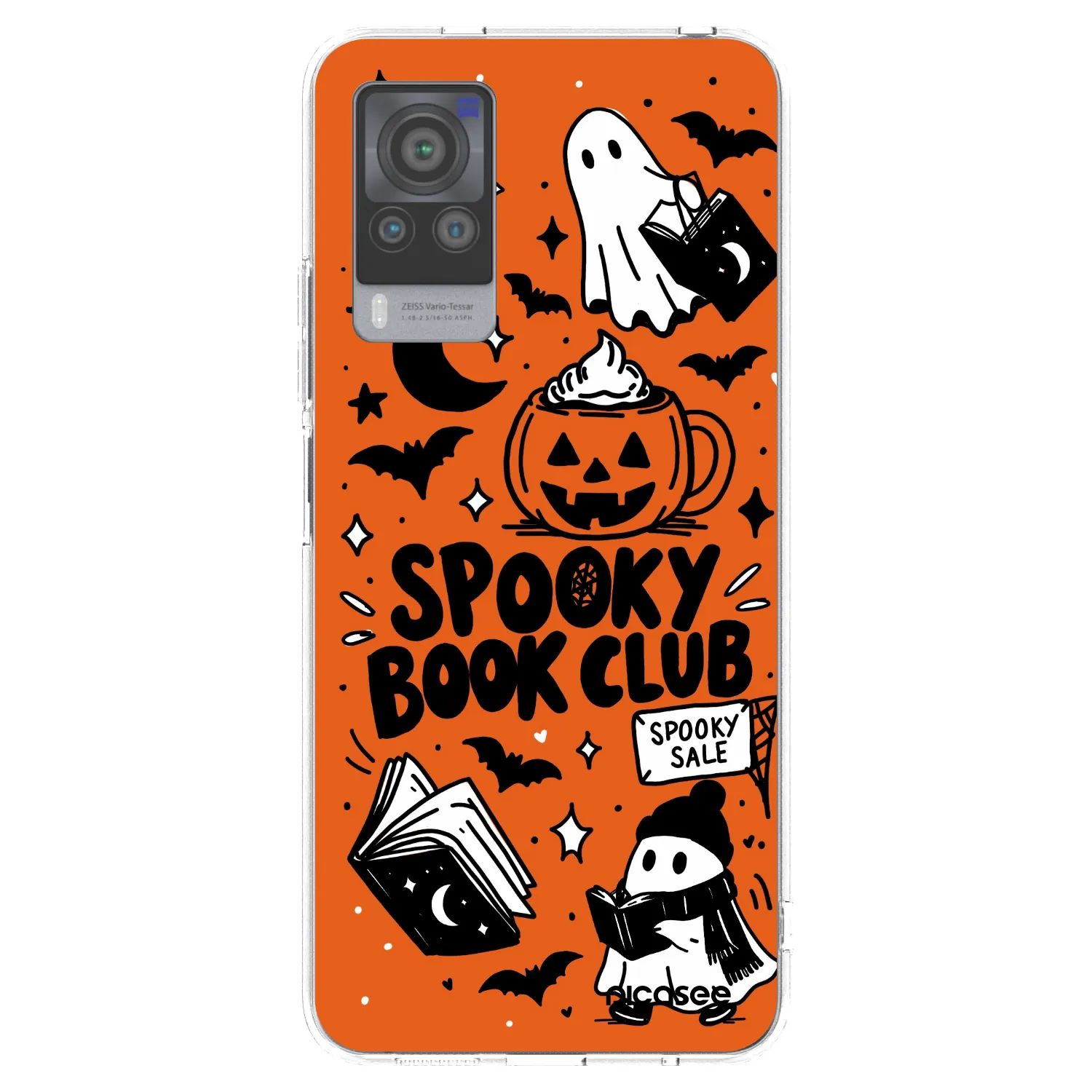 Picasee silikonski prozorni ovitek za Vivo X60 Pro 5G - Spooky book club