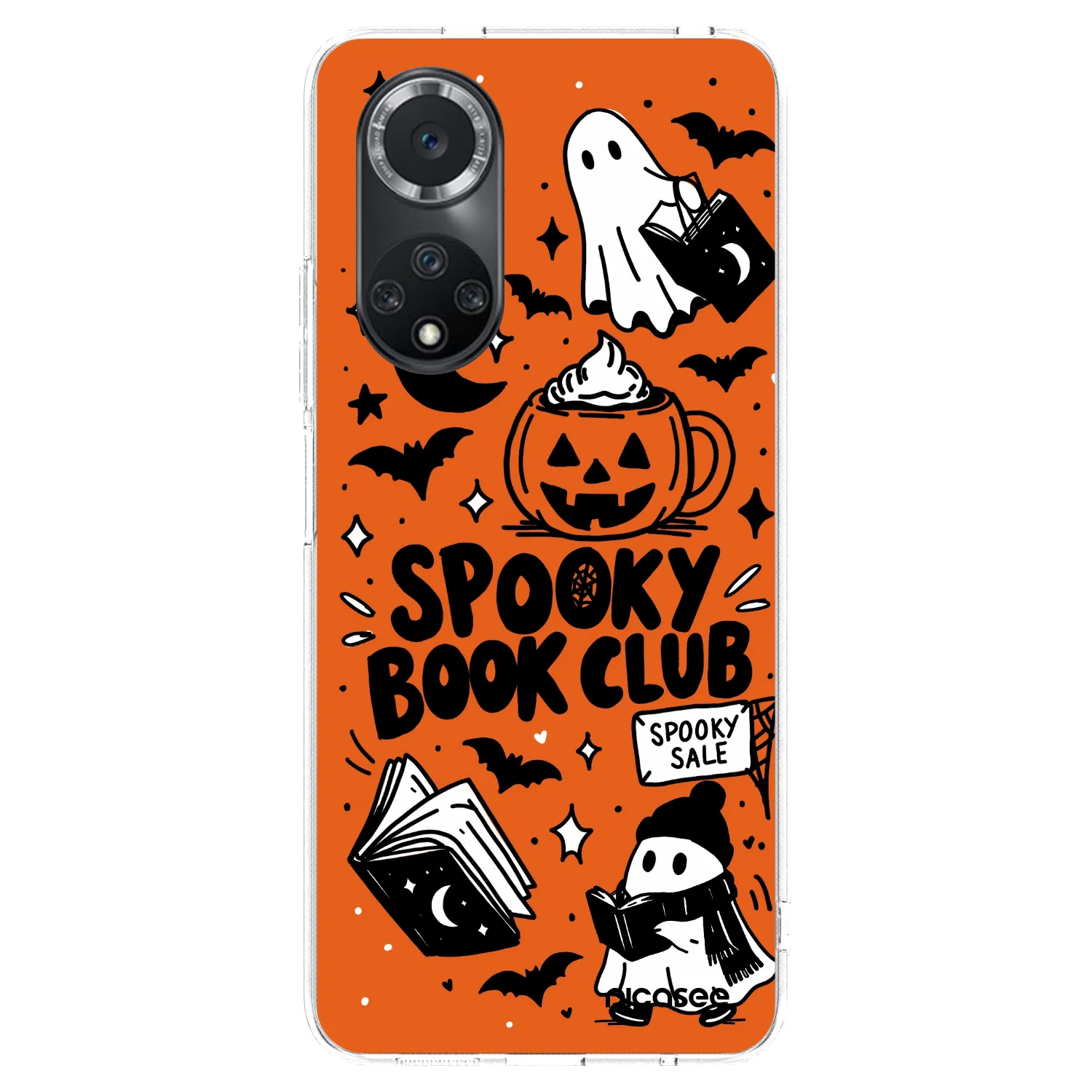 Picasee silikonski prozorni ovitek za Huawei Nova 9 SE - Spooky book club