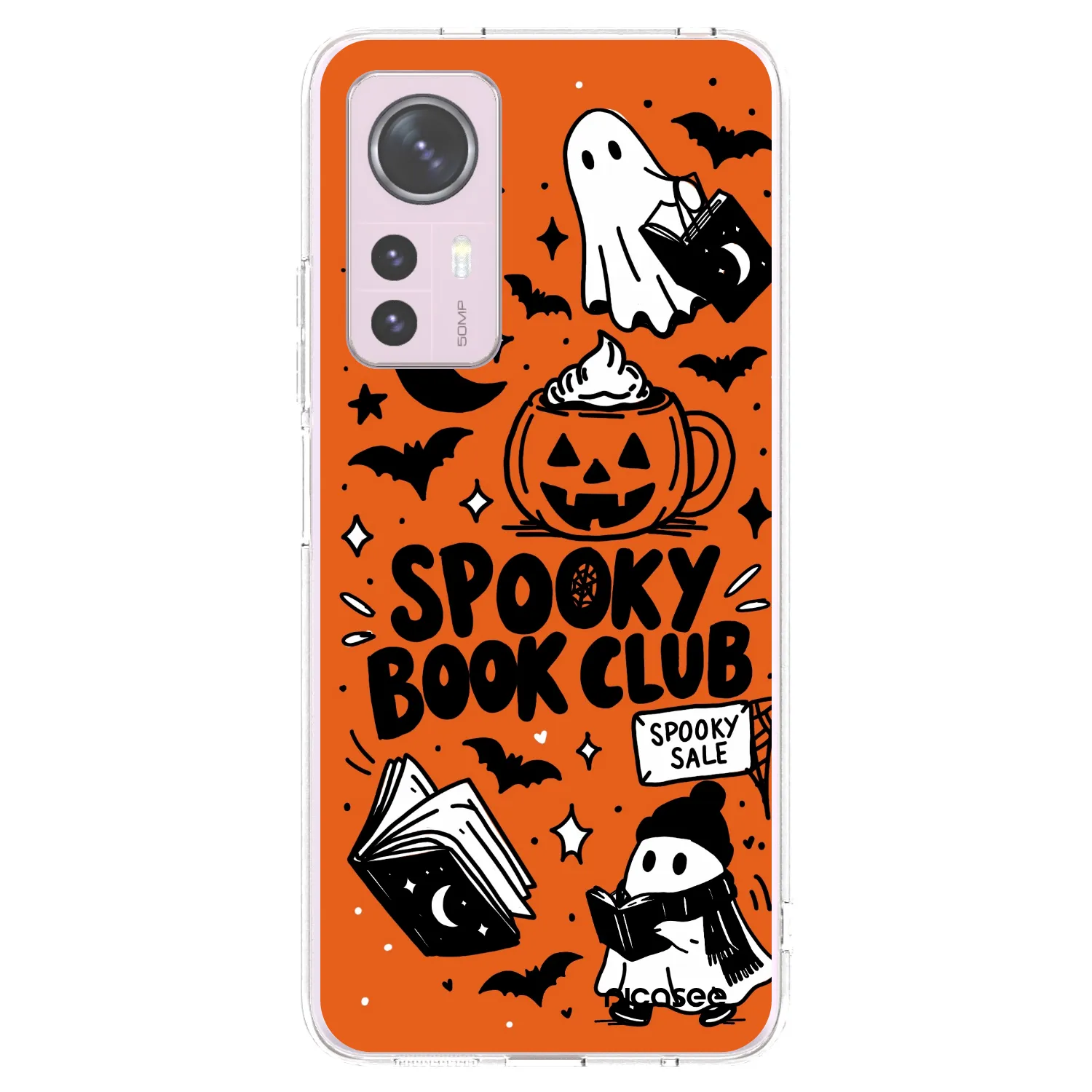 Picasee silikonski prozorni ovitek za Xiaomi 12 - Spooky book club