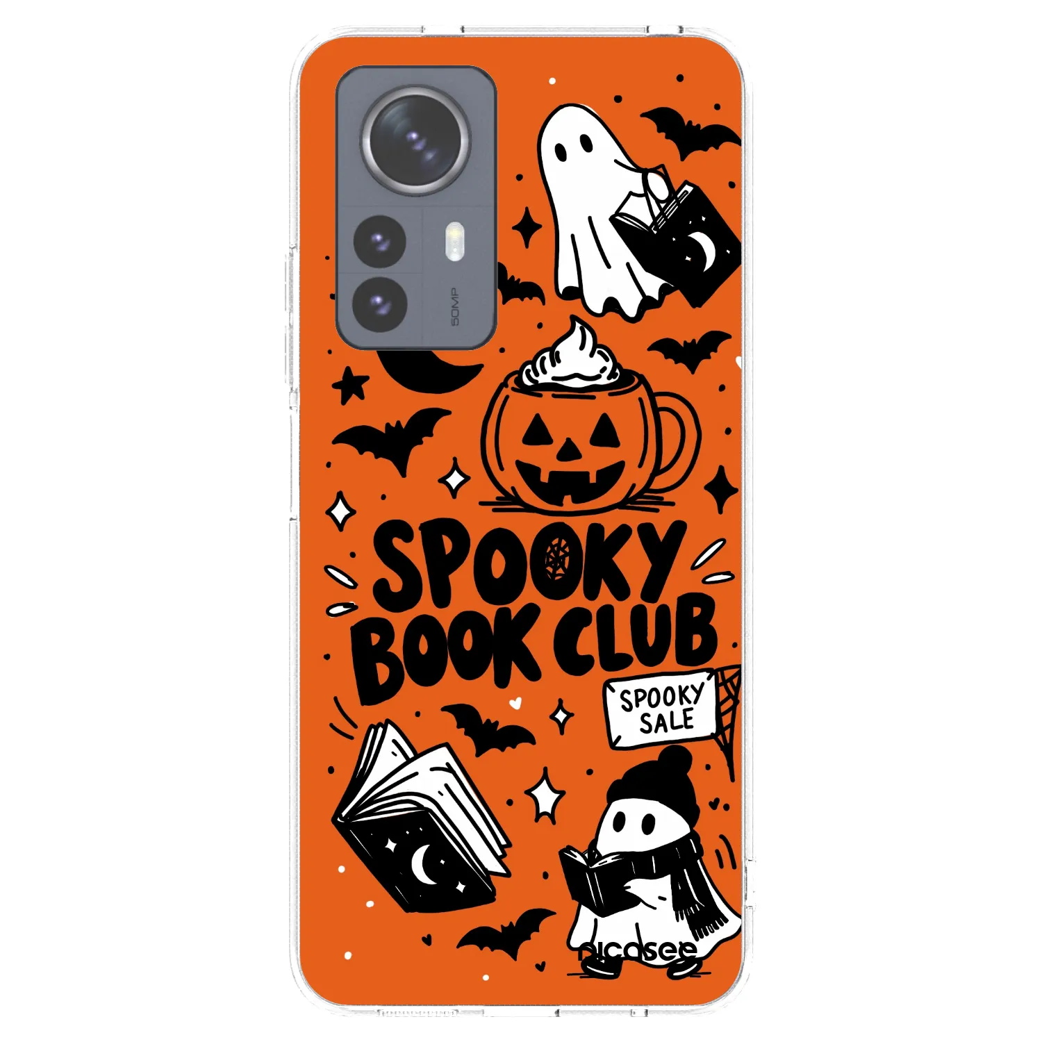 Picasee silikonski prozorni ovitek za Xiaomi 12 Pro - Spooky book club