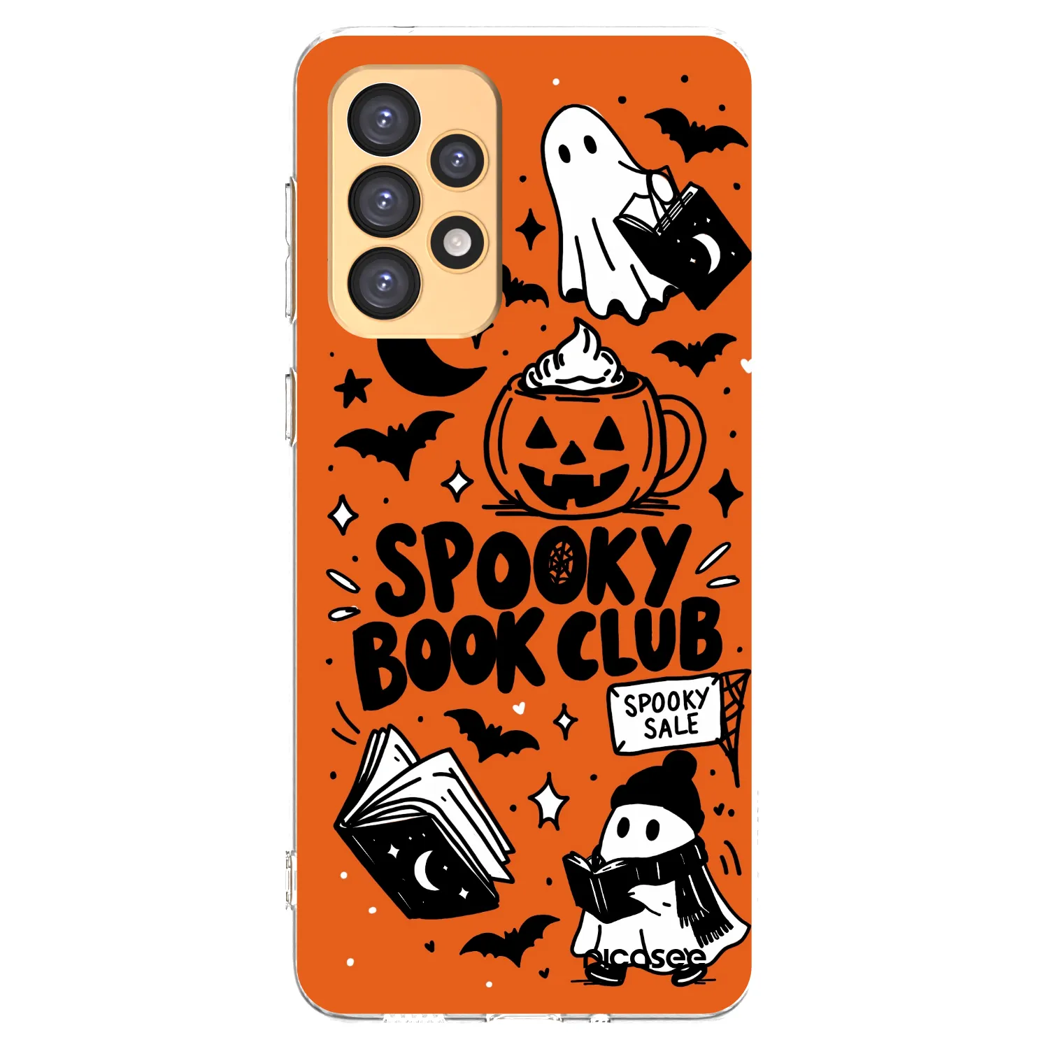 Picasee silikonski prozorni ovitek za Samsung Galaxy A33 5G A336 - Spooky book club