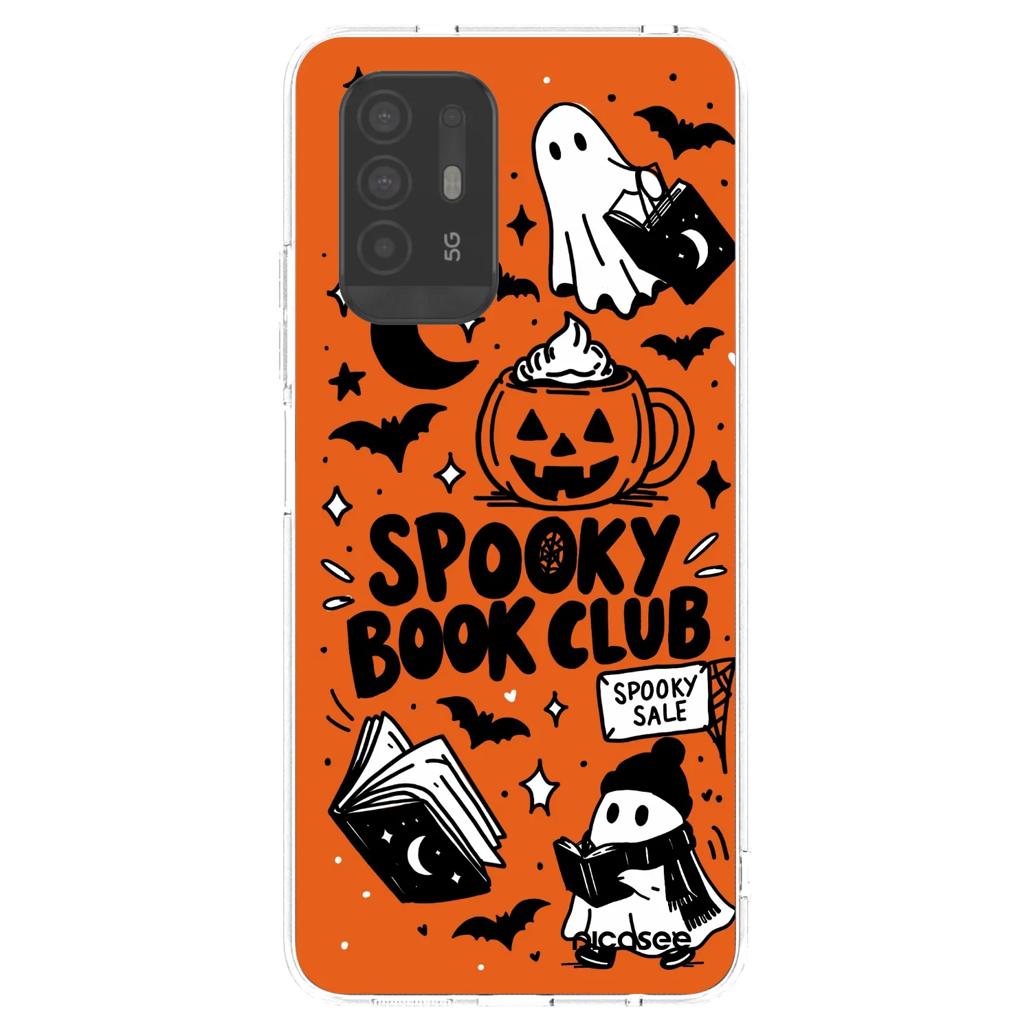Picasee silikonski prozorni ovitek za OPPO A94 5G - Spooky book club