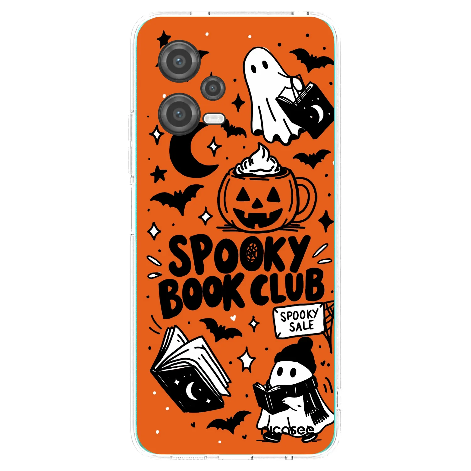 Picasee silikonski prozorni ovitek za Xiaomi Poco X5 - Spooky book club