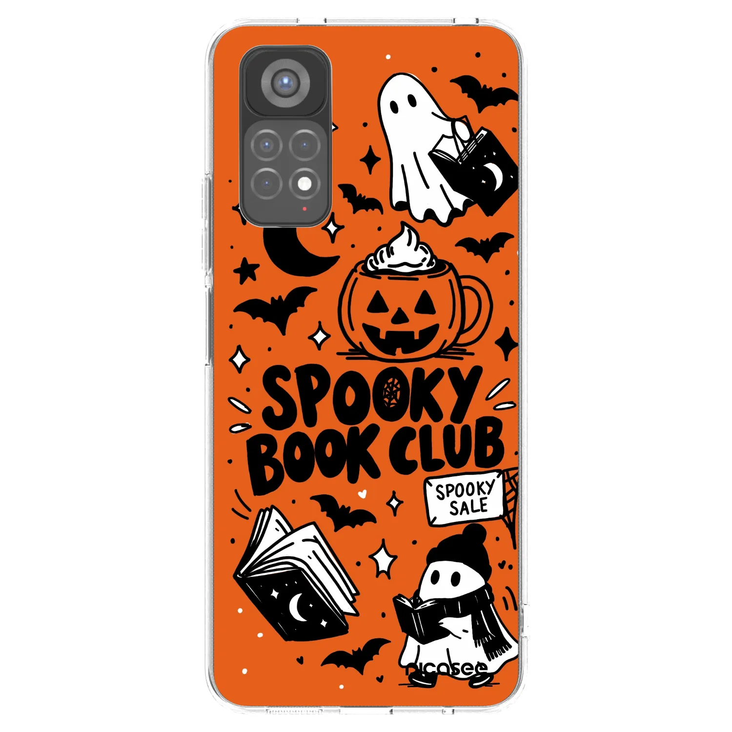 Picasee silikonski prozorni ovitek za Xiaomi Redmi Note 11S 5G - Spooky book club