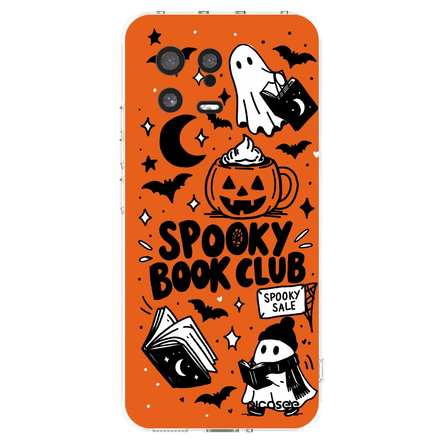 Picasee silikonski prozorni ovitek za Xiaomi 13 - Spooky book club