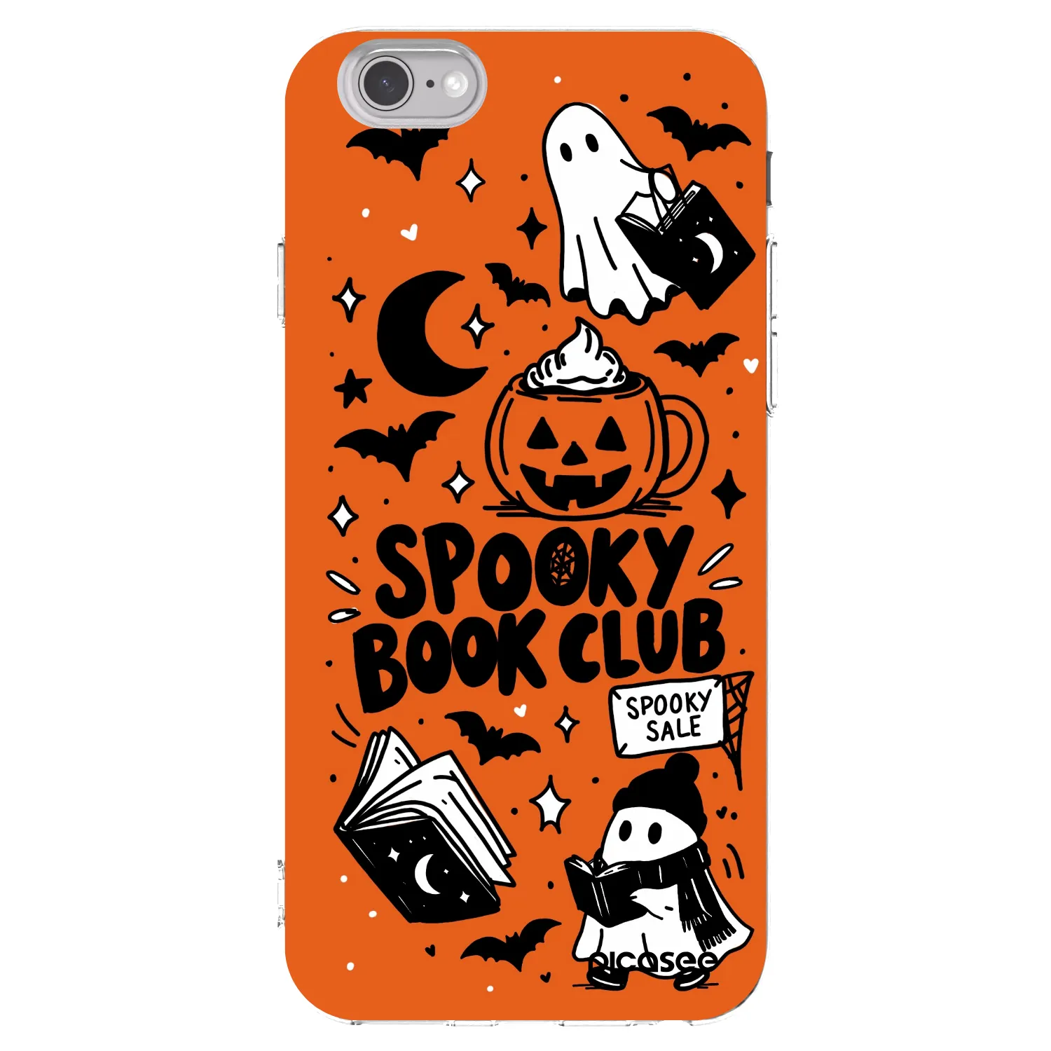 Picasee silikonski prozorni ovitek za Apple iPhone 6/6S - Spooky book club