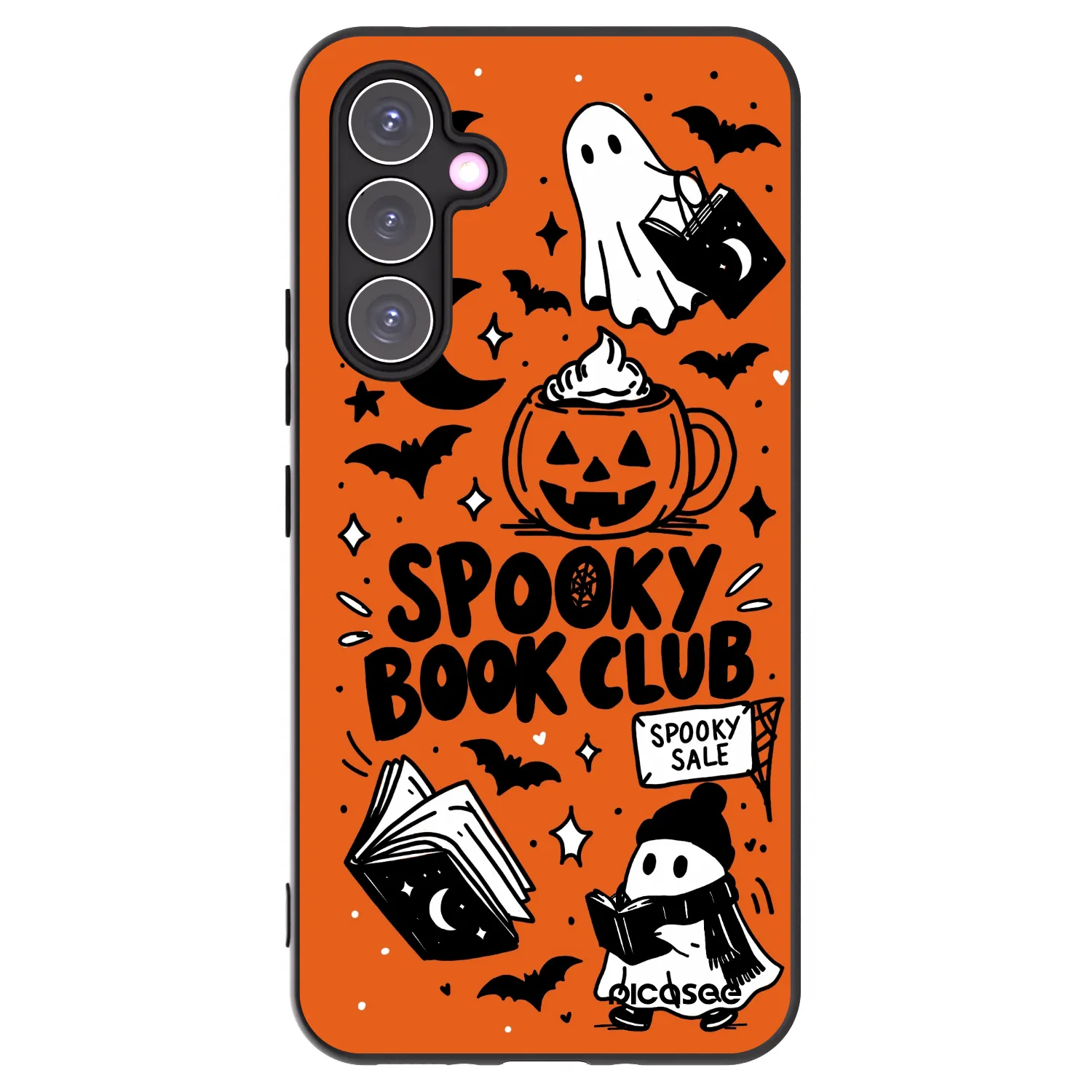 Picasee silikonski črni ovitek za Samsung Galaxy A54 5G A546B - Spooky book club