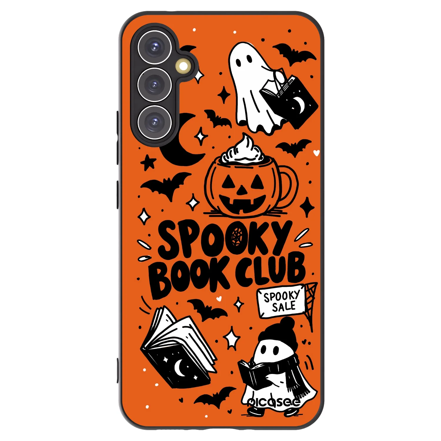 Picasee silikonski črni ovitek za Samsung Galaxy A34 5G A346B - Spooky book club
