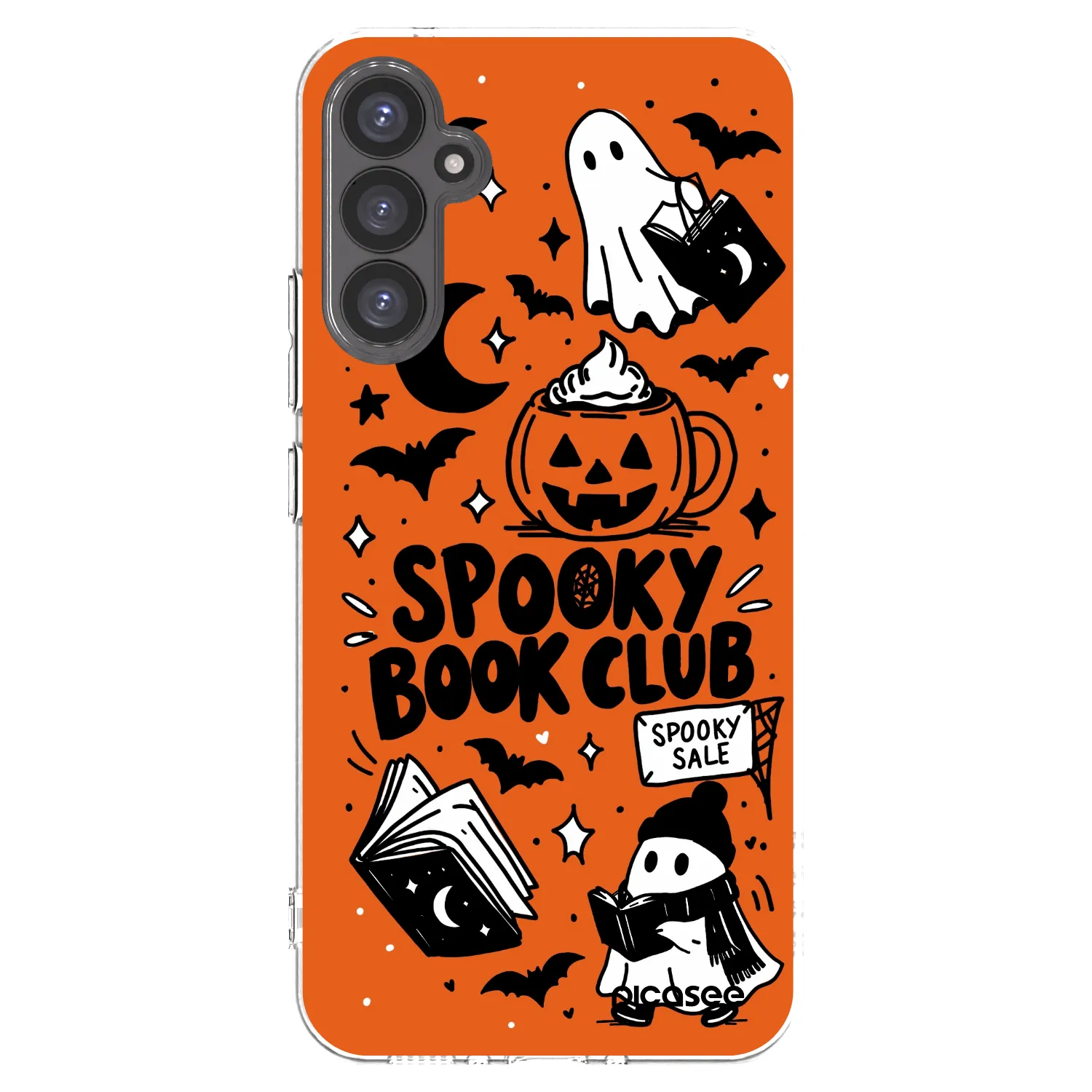 Picasee silikonski prozorni ovitek za Samsung Galaxy A34 5G A346B - Spooky book club