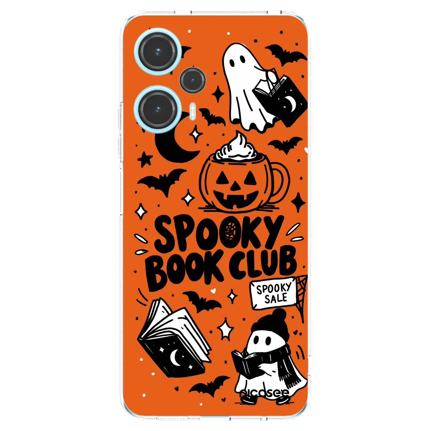 Picasee silikonski prozorni ovitek za Xiaomi Poco F5 - Spooky book club