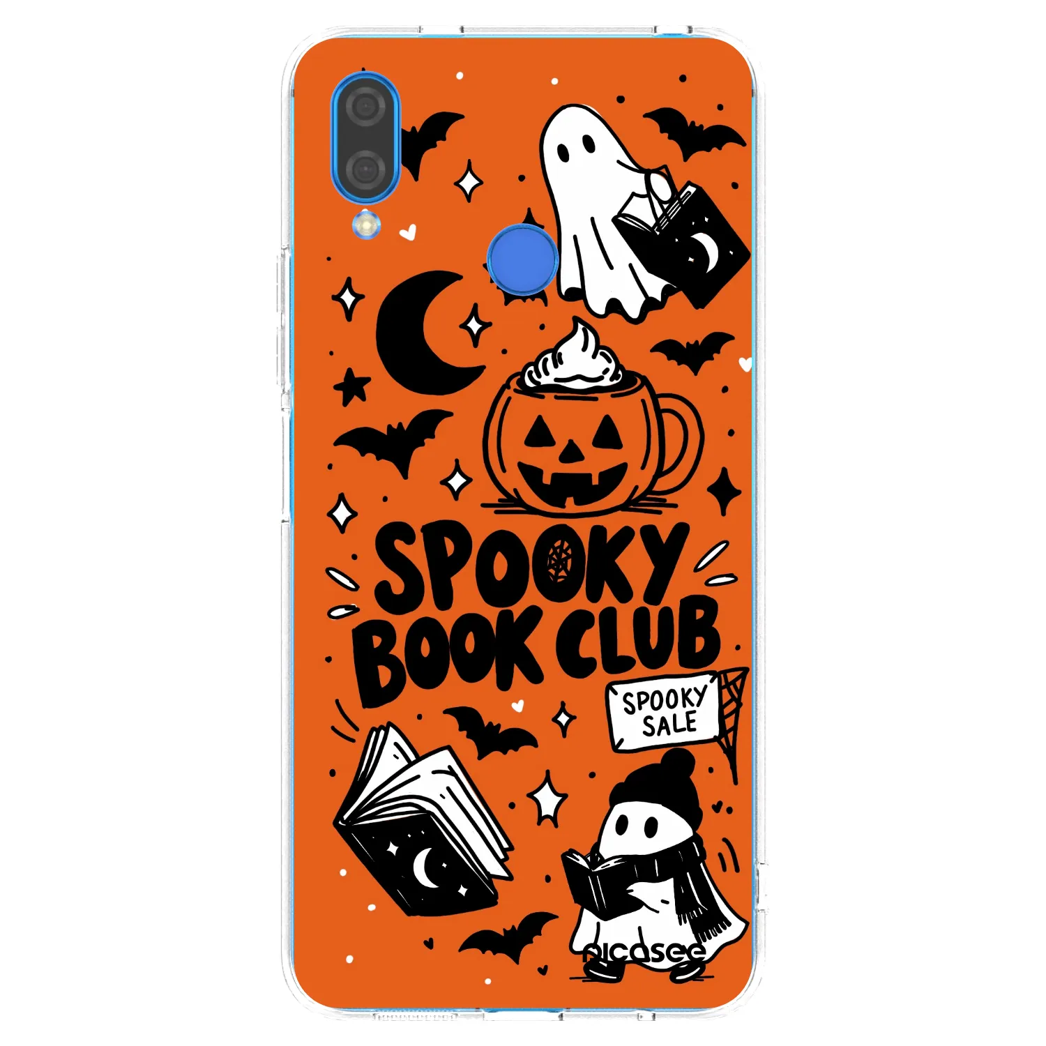 Picasee silikonski prozorni ovitek za Huawei Nova 3i - Spooky book club