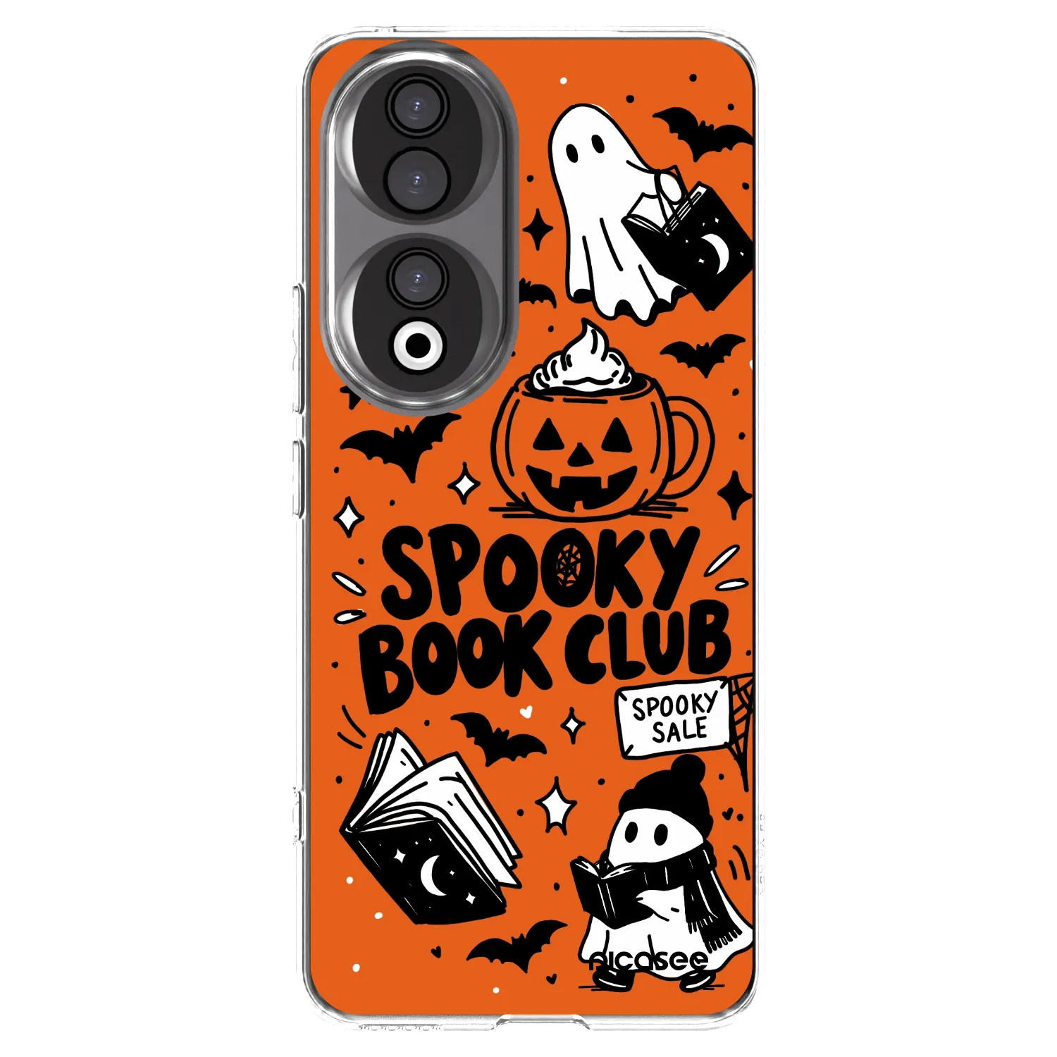 Picasee silikonski prozorni ovitek za Honor 90 5G - Spooky book club