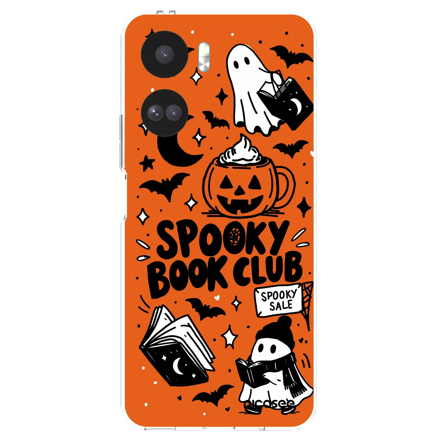 Picasee silikonski prozorni ovitek za Honor 90 Lite 5G - Spooky book club