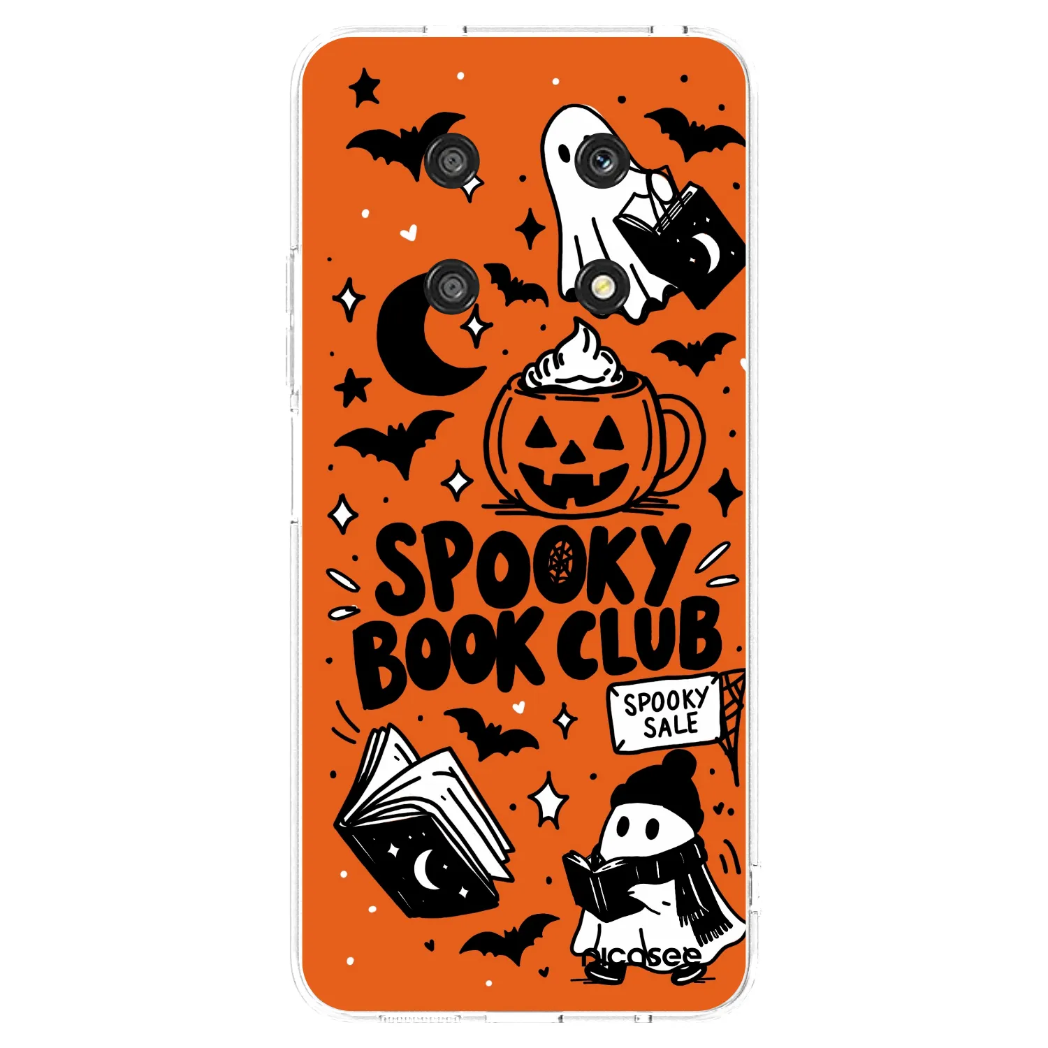 Picasee silikonski prozorni ovitek za Honor Magic4 Lite 5G - Spooky book club