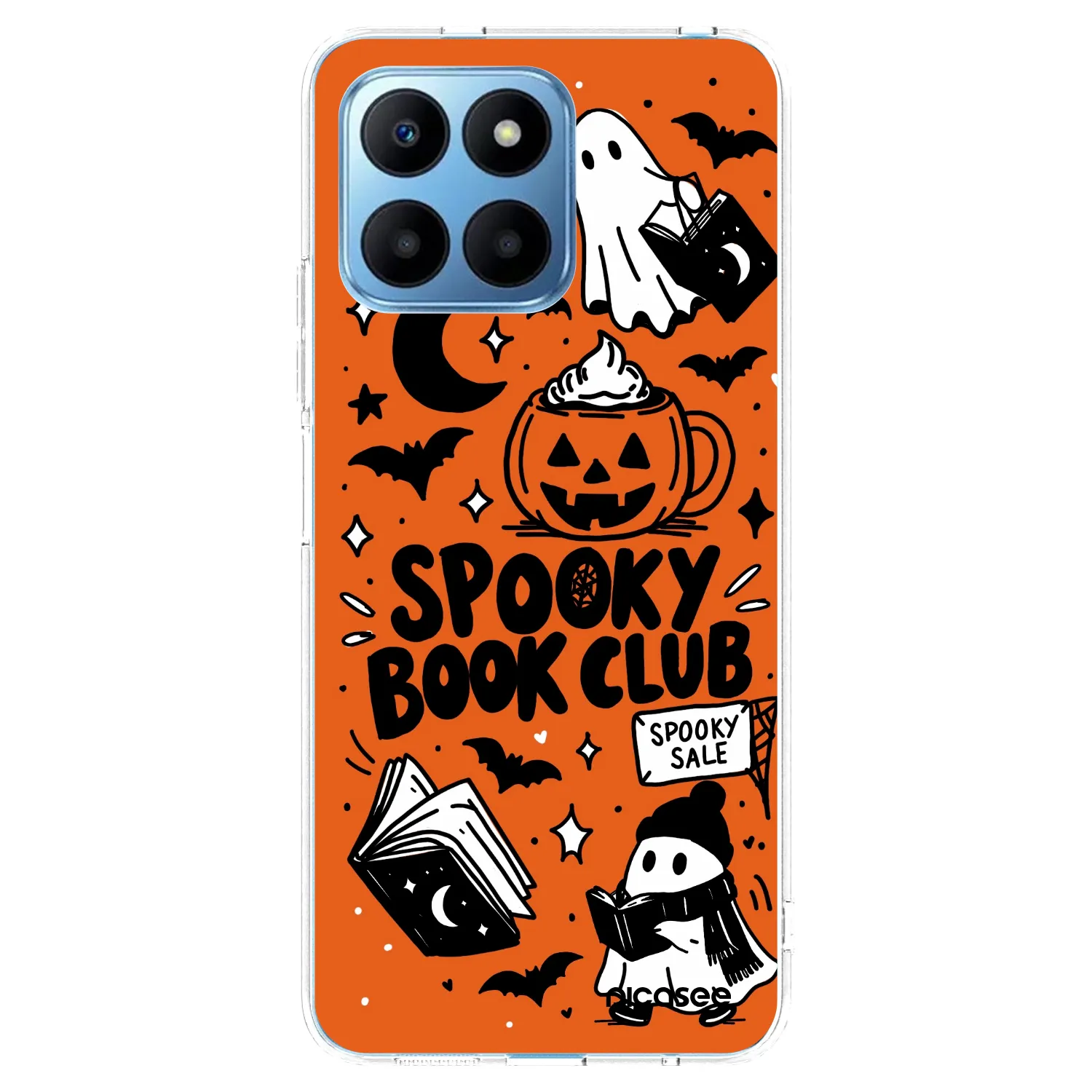 Picasee silikonski prozorni ovitek za Honor 70 Lite - Spooky book club