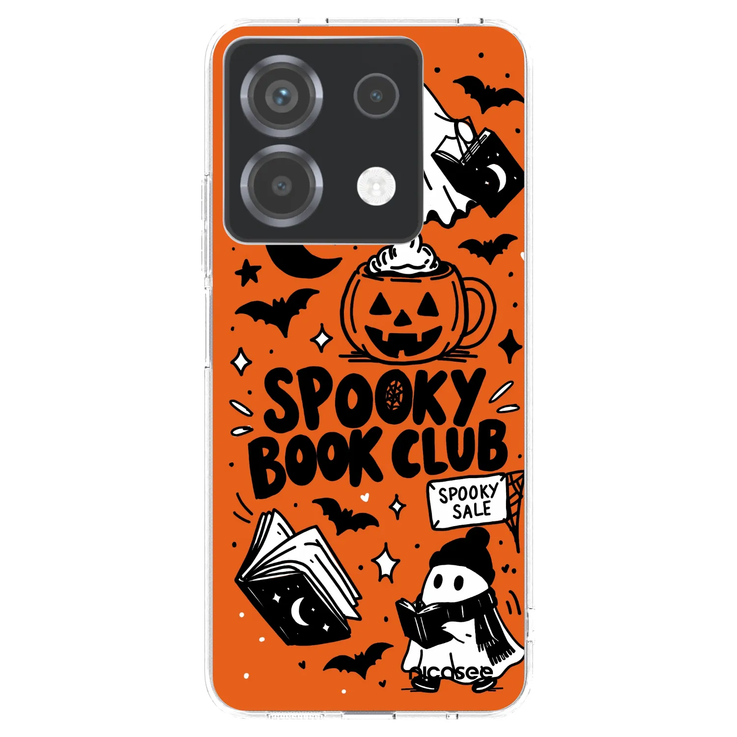 Picasee silikonski prozorni ovitek za Xiaomi Poco X6 - Spooky book club