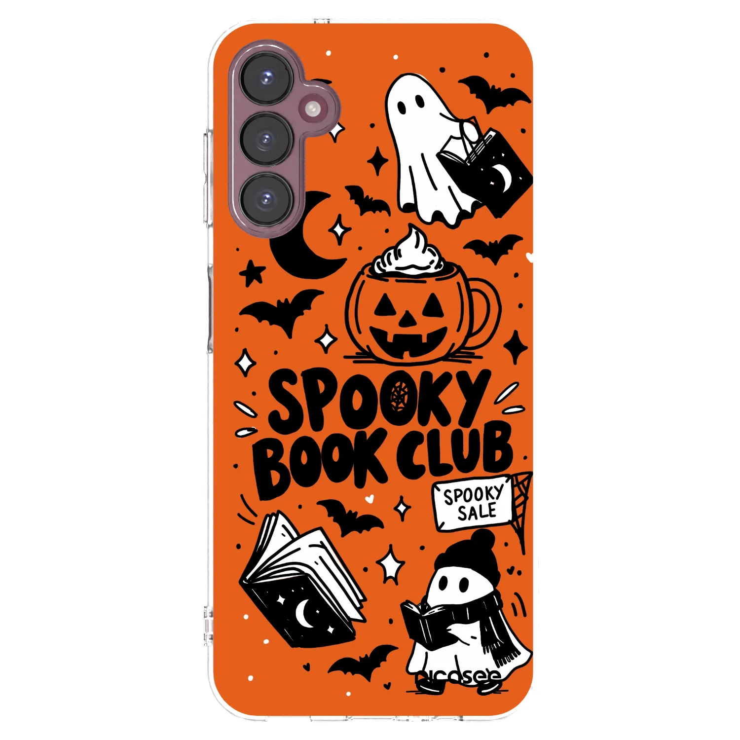 Picasee silikonski prozorni ovitek za Samsung Galaxy A05s A057G - Spooky book club