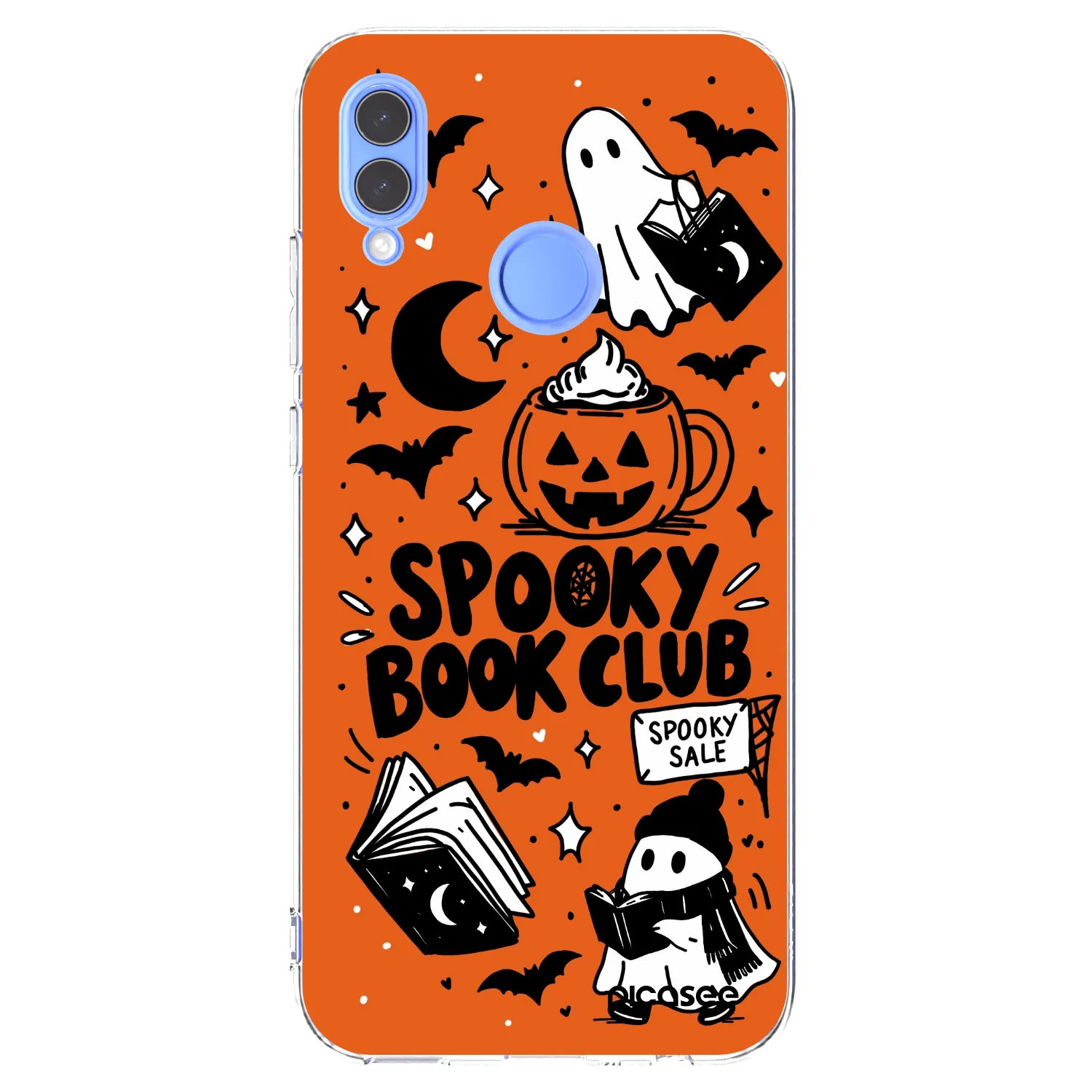 Picasee silikonski prozorni ovitek za Honor 10 Lite - Spooky book club