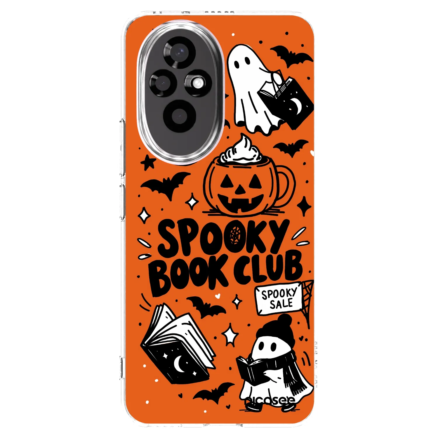 Picasee silikonski prozorni ovitek za Honor 200 Pro 5G - Spooky book club