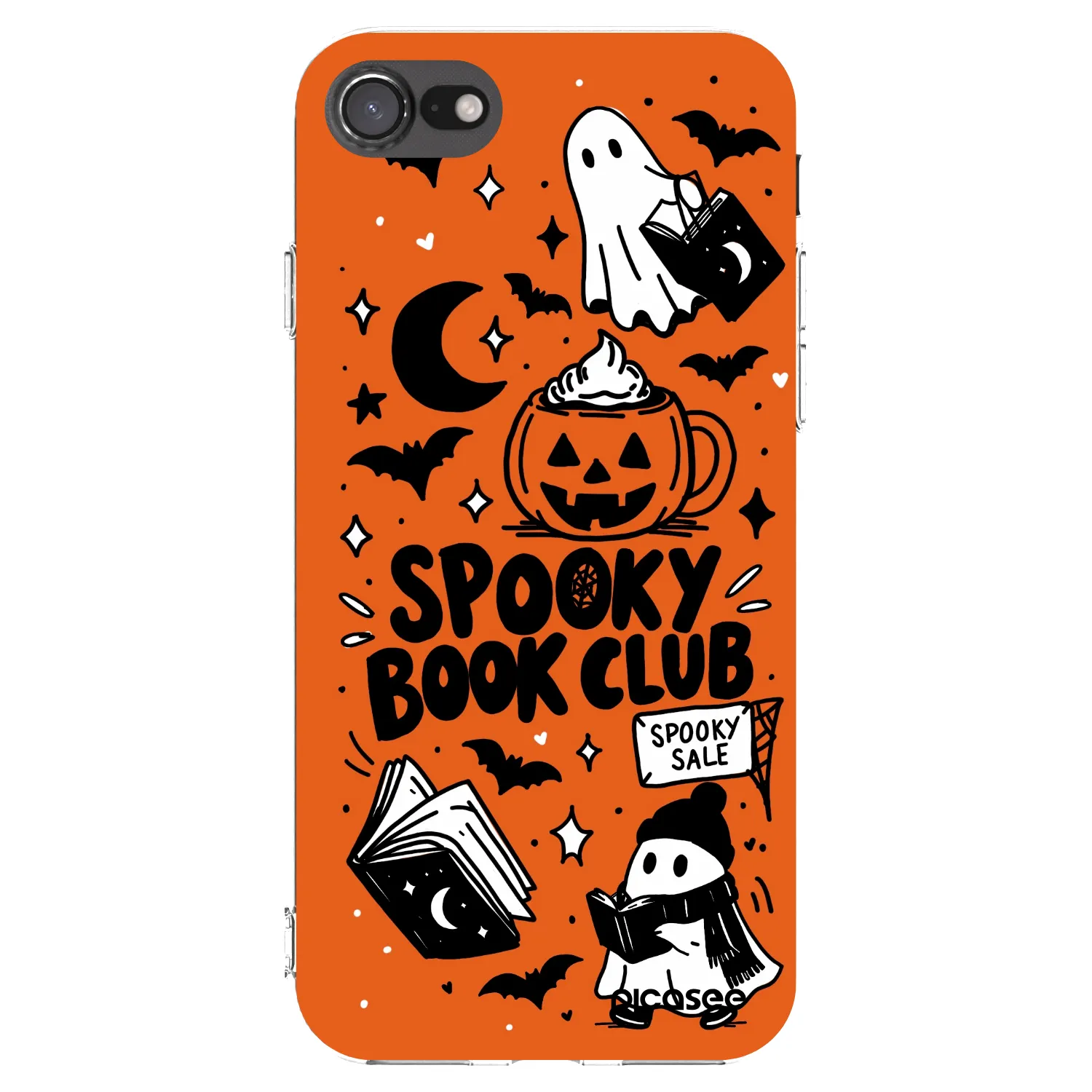 Picasee silikonski prozorni ovitek za Apple iPhone 7 - Spooky book club