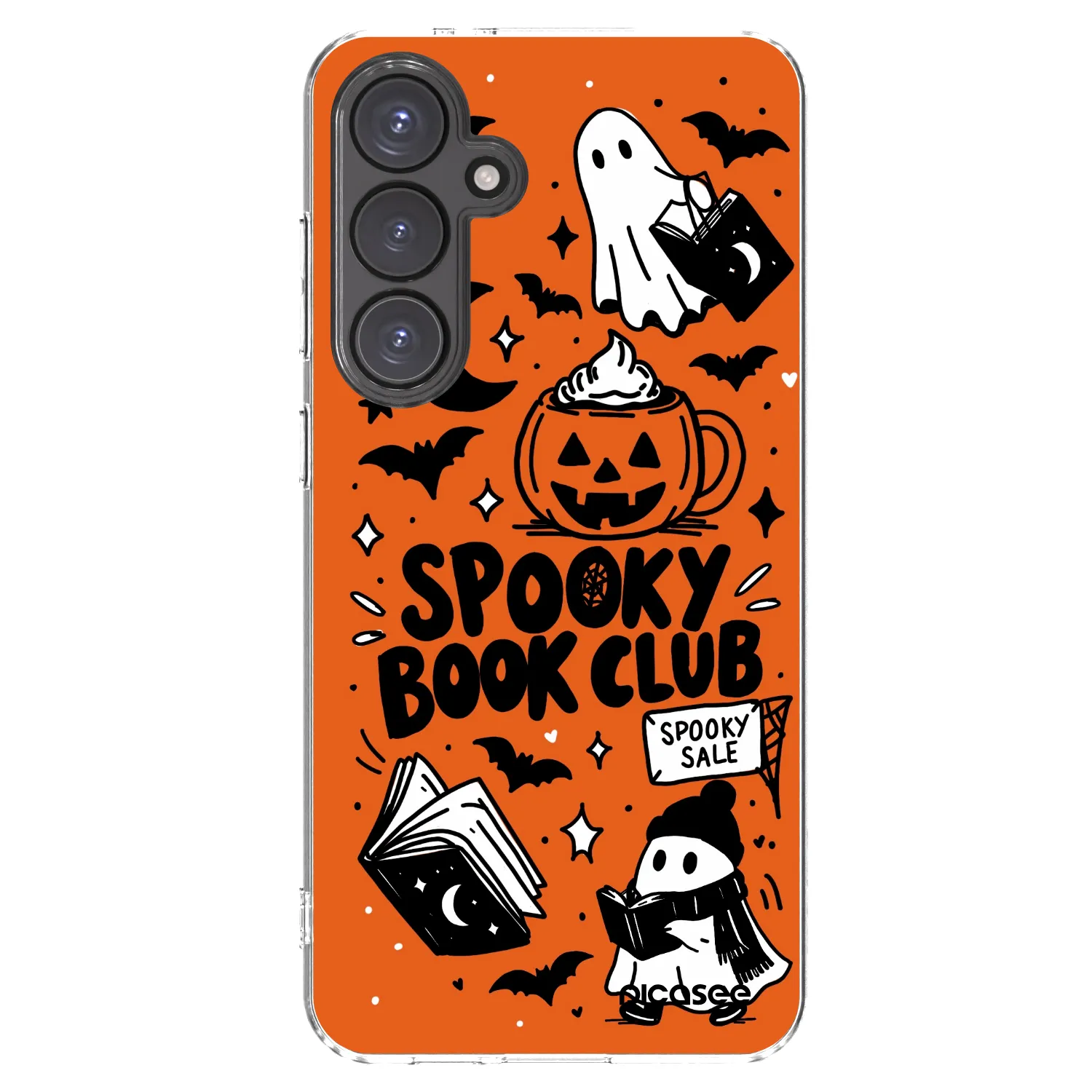 Picasee silikonski prozorni ovitek za Samsung Galaxy S24 FE S721B - Spooky book club