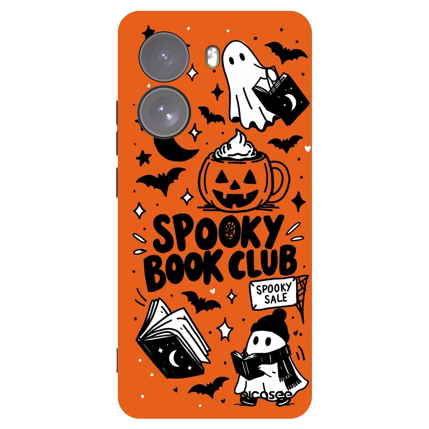 Picasee silikonski črni ovitek za Xiaomi Poco X7 - Spooky book club