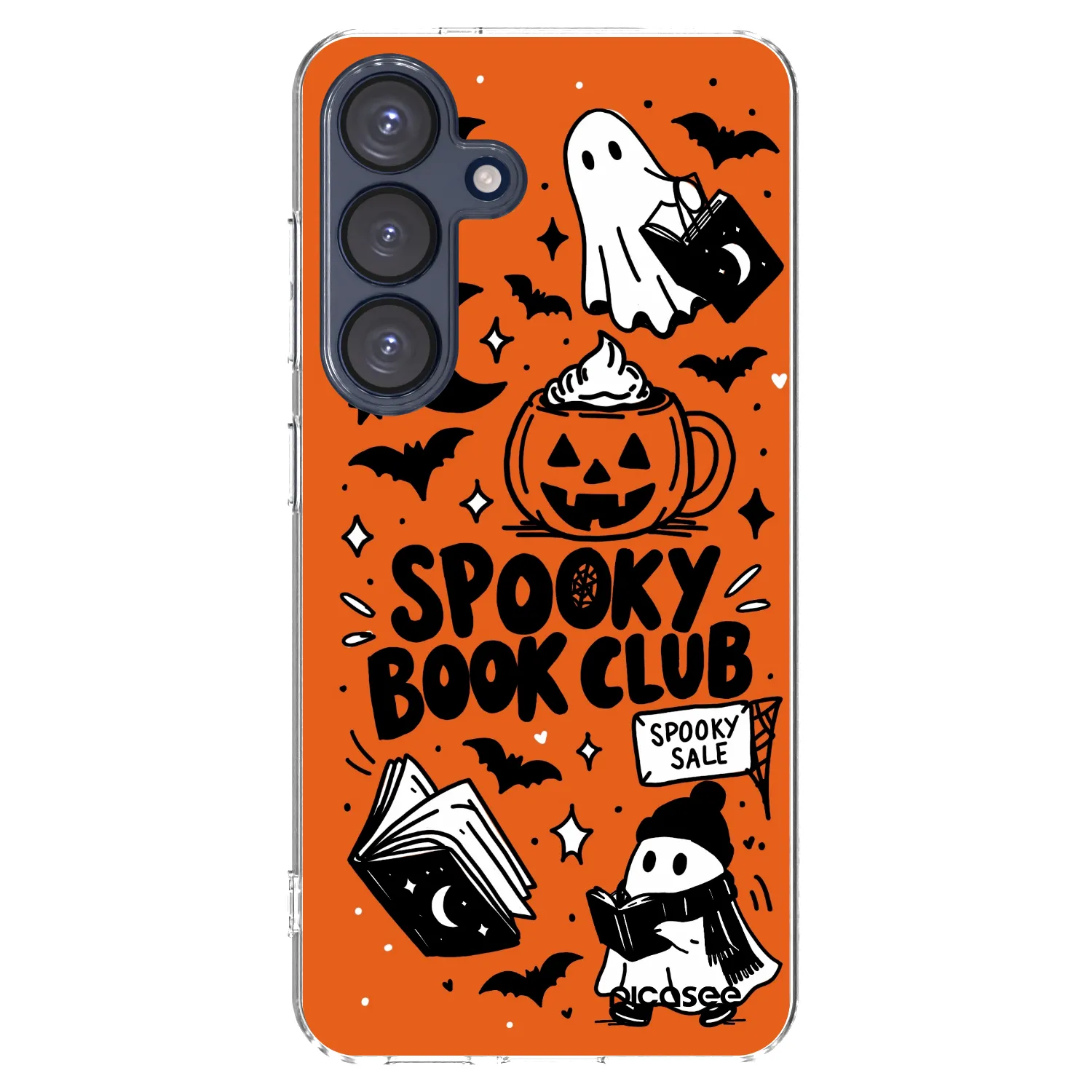 Picasee silikonski prozorni ovitek za Samsung Galaxy S25 5G - Spooky book club