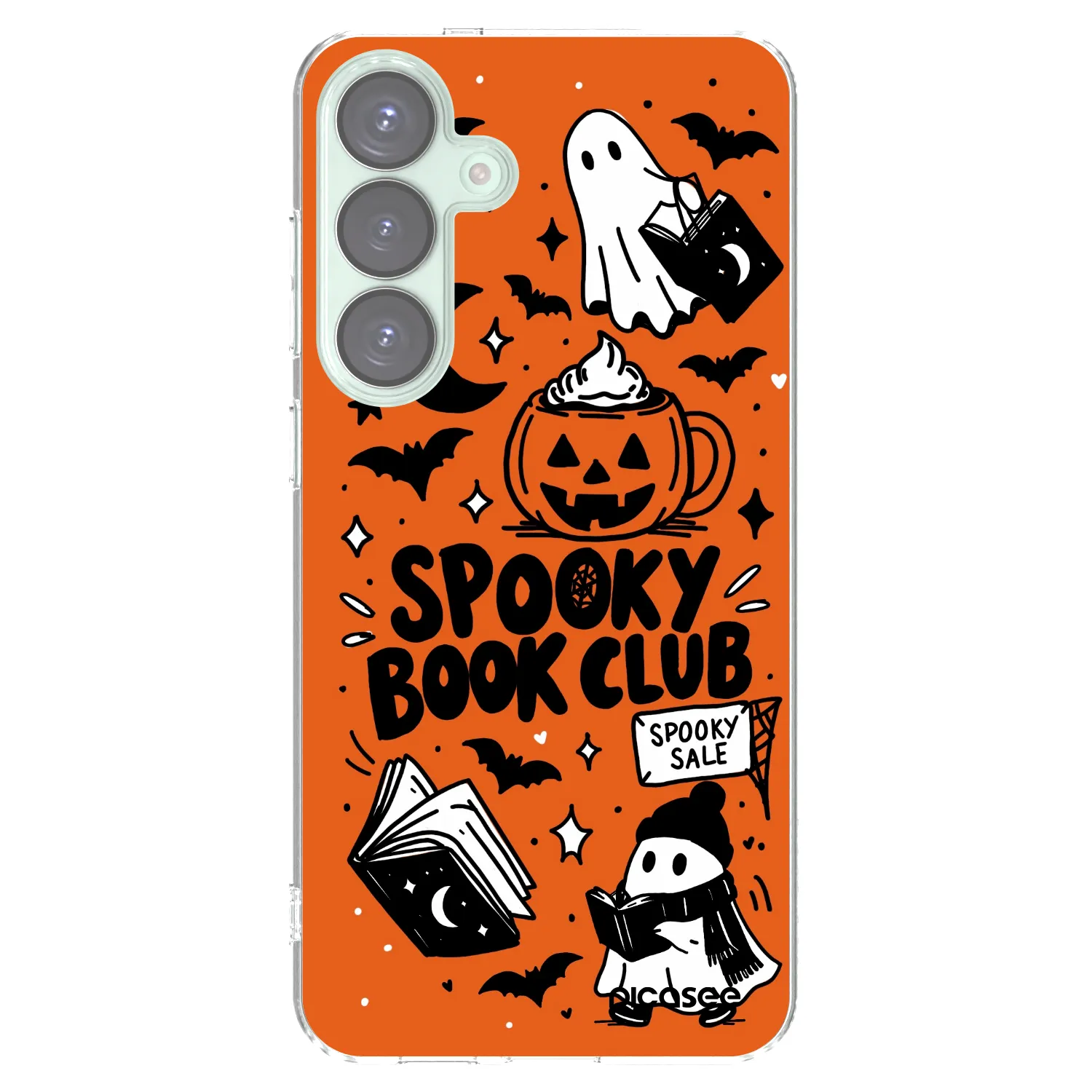 Picasee silikonski prozorni ovitek za Samsung Galaxy S25+ 5G - Spooky book club