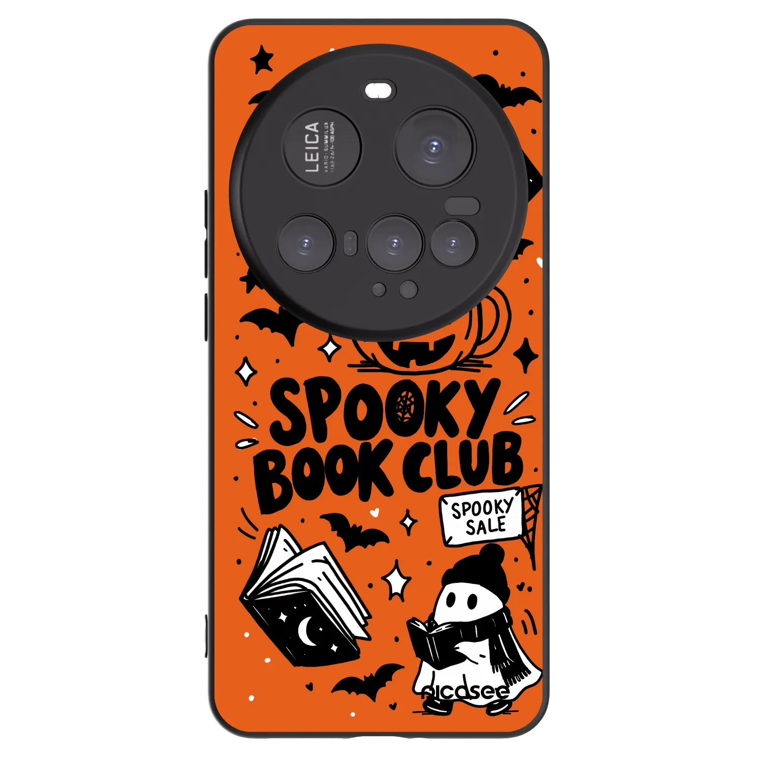 Picasee silikonski črni ovitek za Xiaomi 15 Ultra - Spooky book club