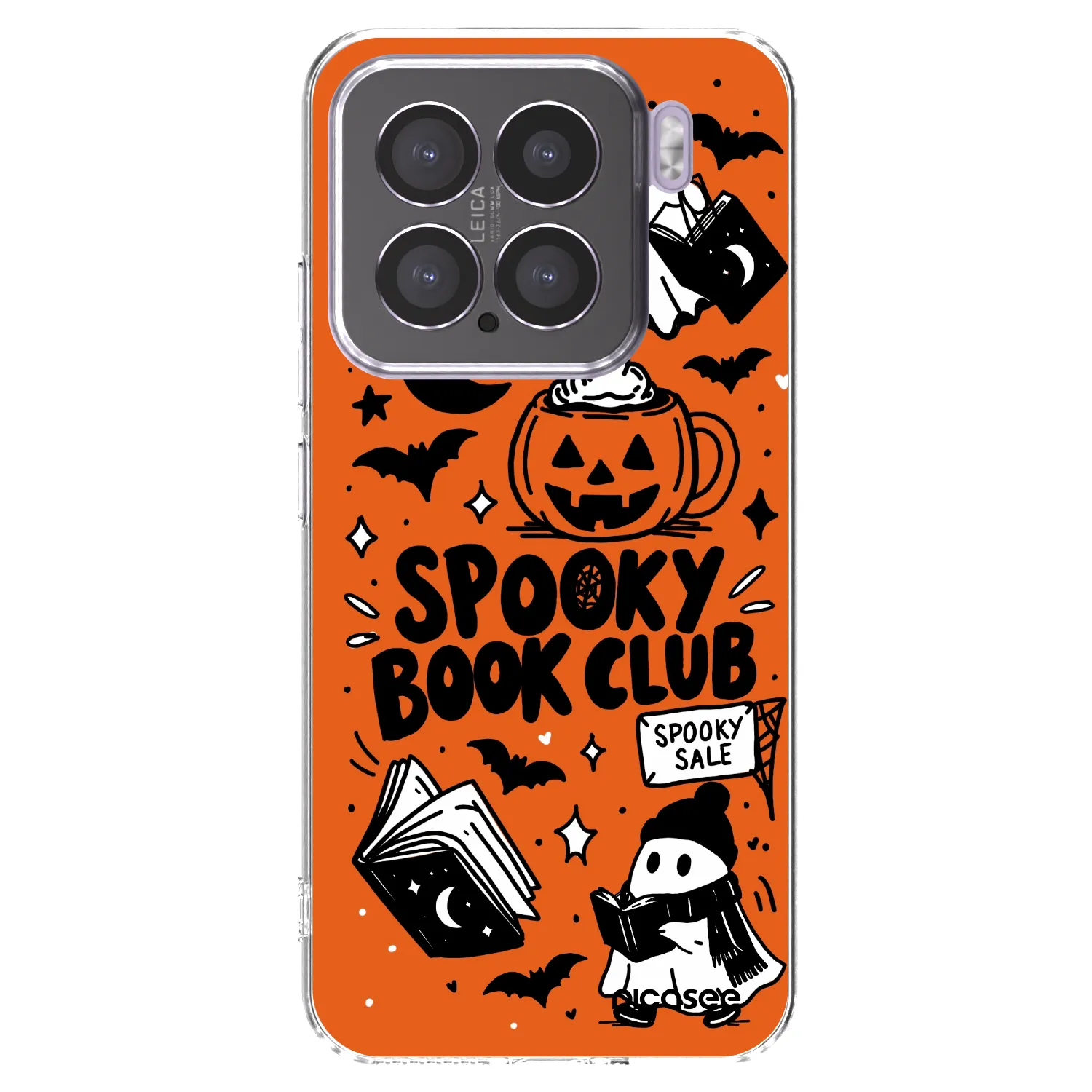 Picasee silikonski prozorni ovitek za Xiaomi 15 - Spooky book club