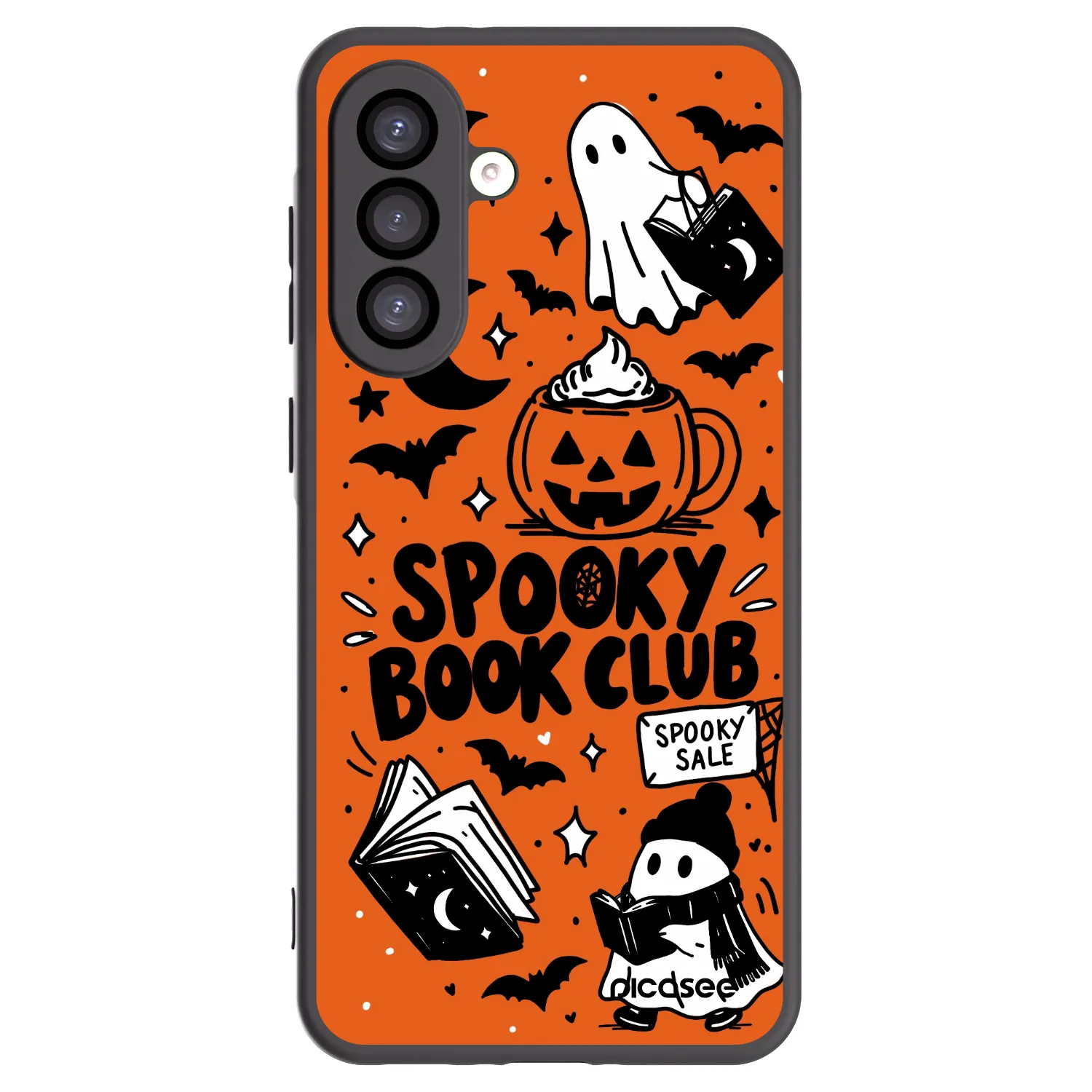 Picasee silikonski črni ovitek za Samsung Galaxy A26 5G A266B - Spooky book club