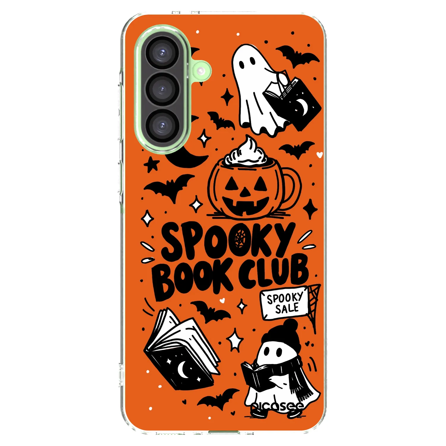 Picasee silikonski prozorni ovitek za Samsung Galaxy A26 5G A266B - Spooky book club