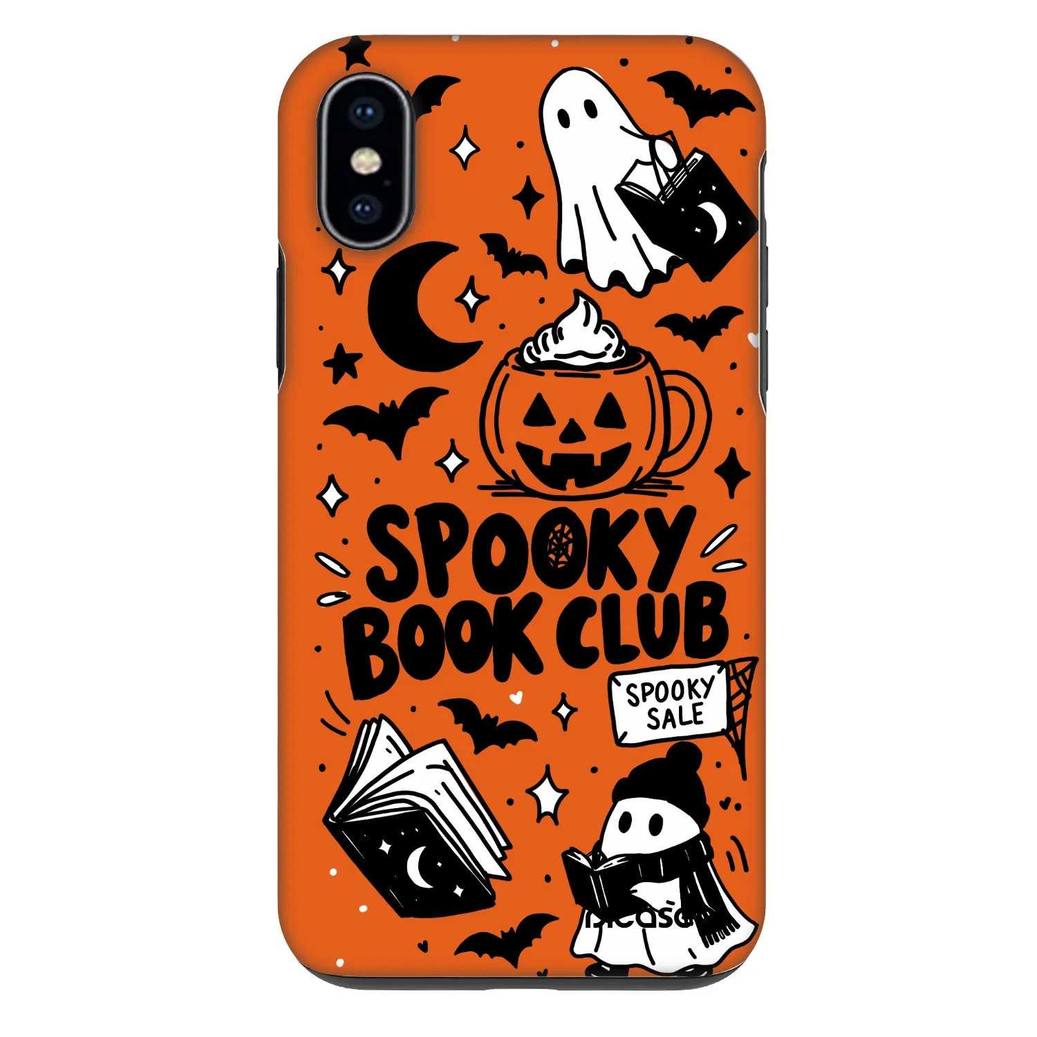 Picasee Fashion Case za Apple iPhone X/XS - Spooky book club