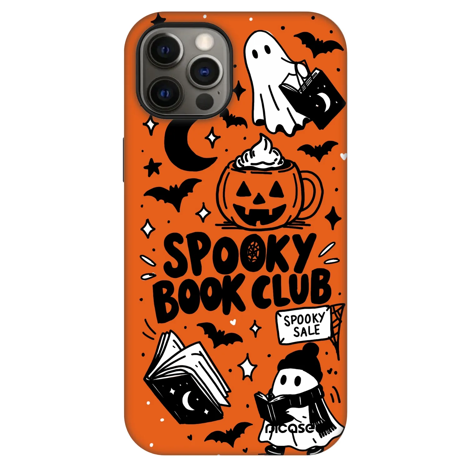 Picasee Fashion Case MagSafe za Apple iPhone 12 Pro - Spooky book club