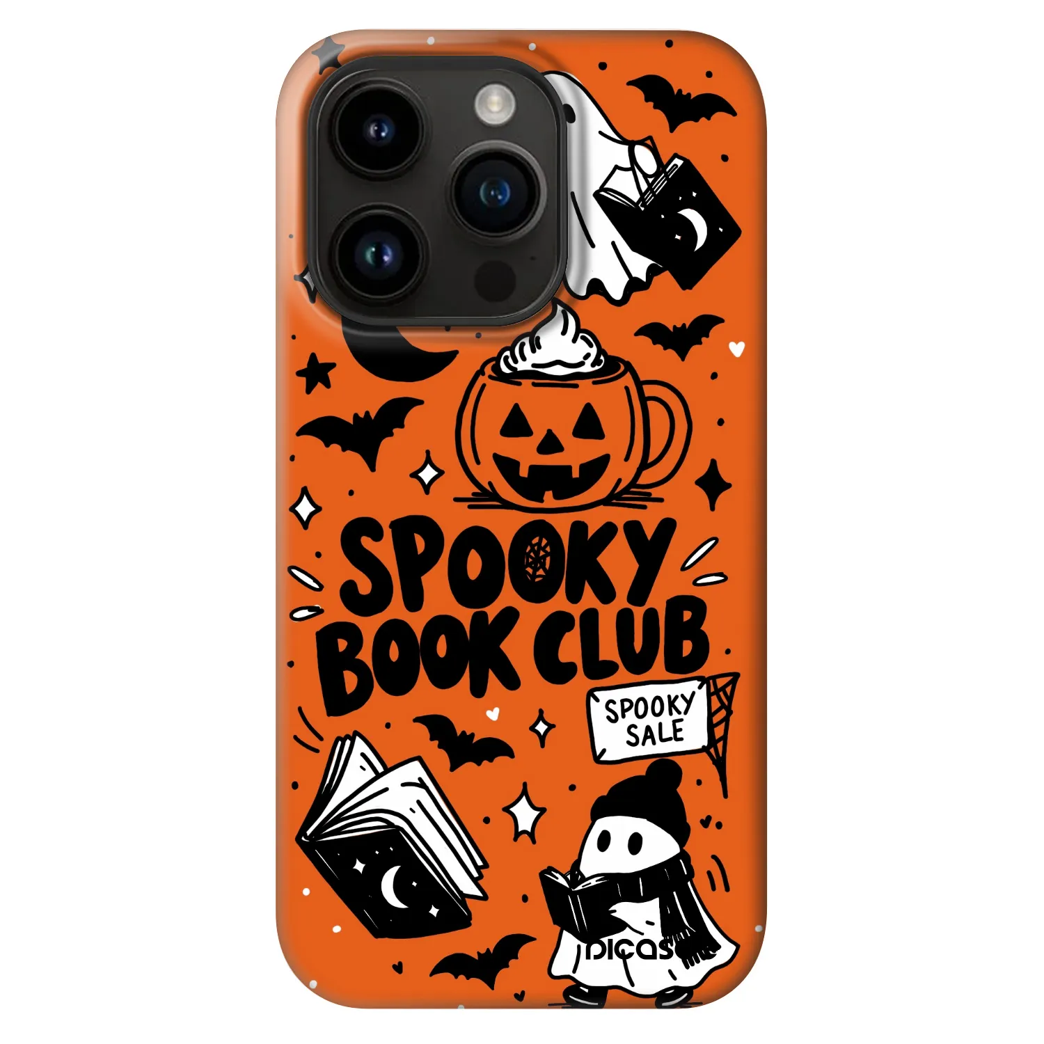 Picasee Fashion Case MagSafe za Apple iPhone 14 Pro - Spooky book club