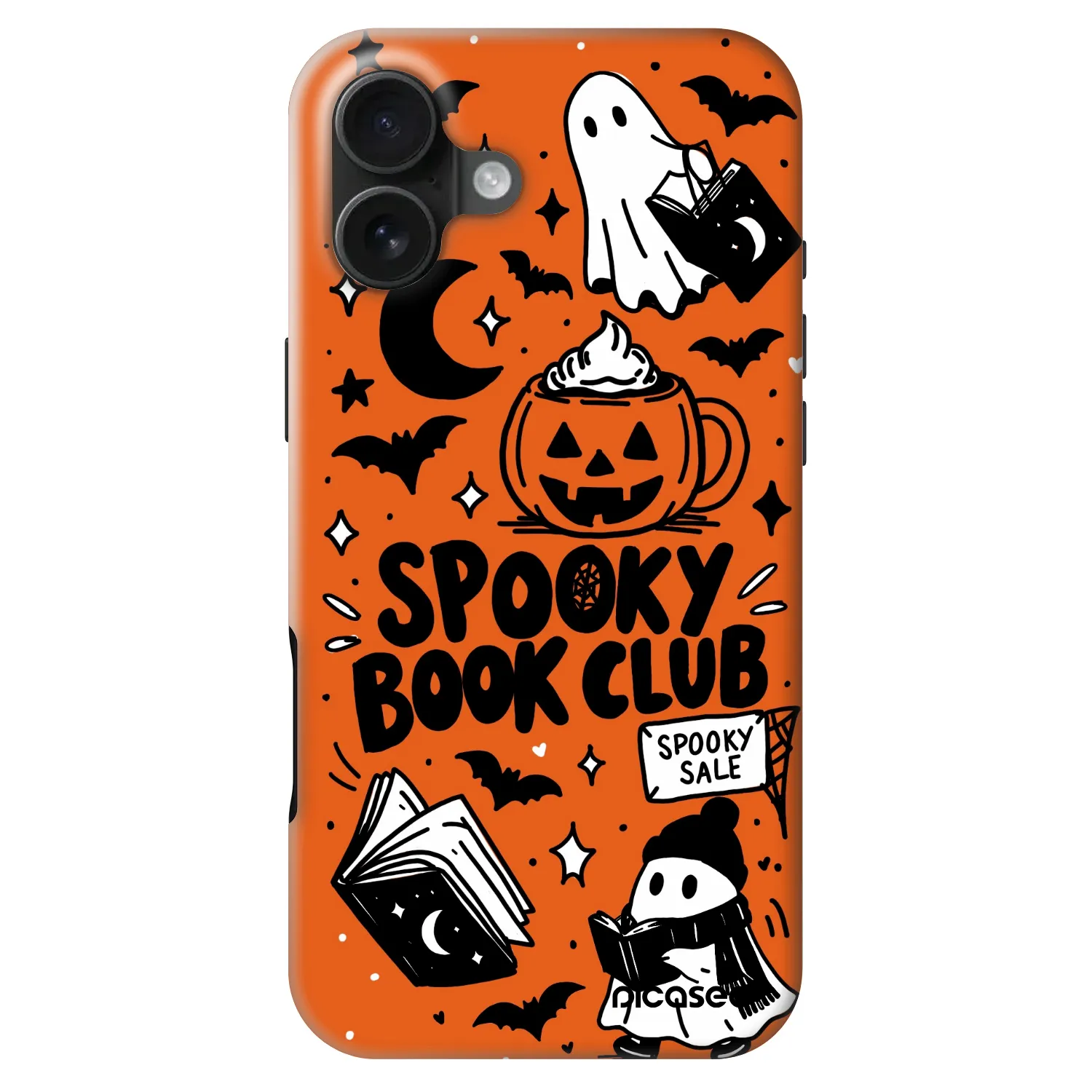 Picasee Fashion Case MagSafe za Apple iPhone 16 Plus - Spooky book club