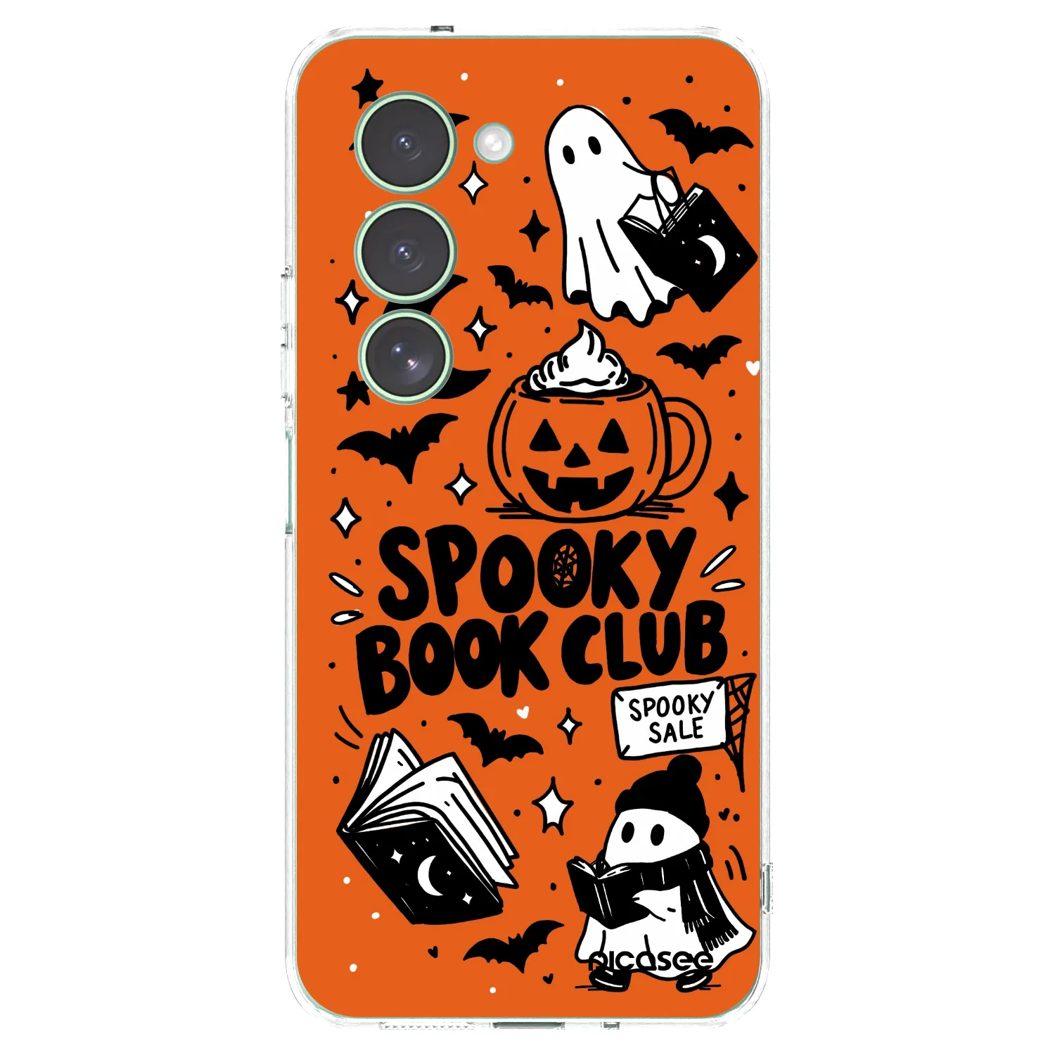 Picasee silikonski prozorni ovitek za Xiaomi Redmi 15 5G - Spooky book club