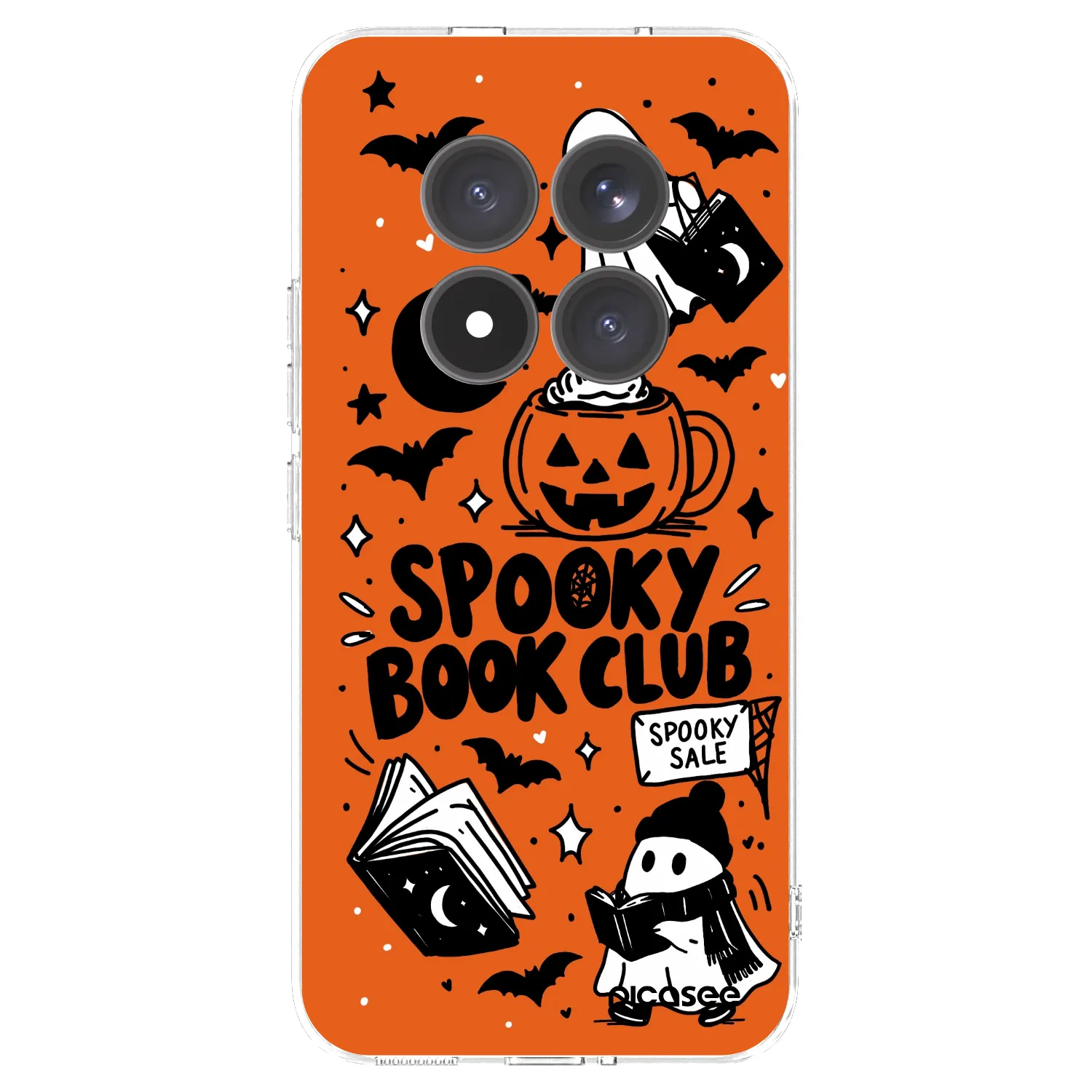 Picasee silikonski prozorni ovitek za Xiaomi Redmi Note 15 Pro+ - Spooky book club