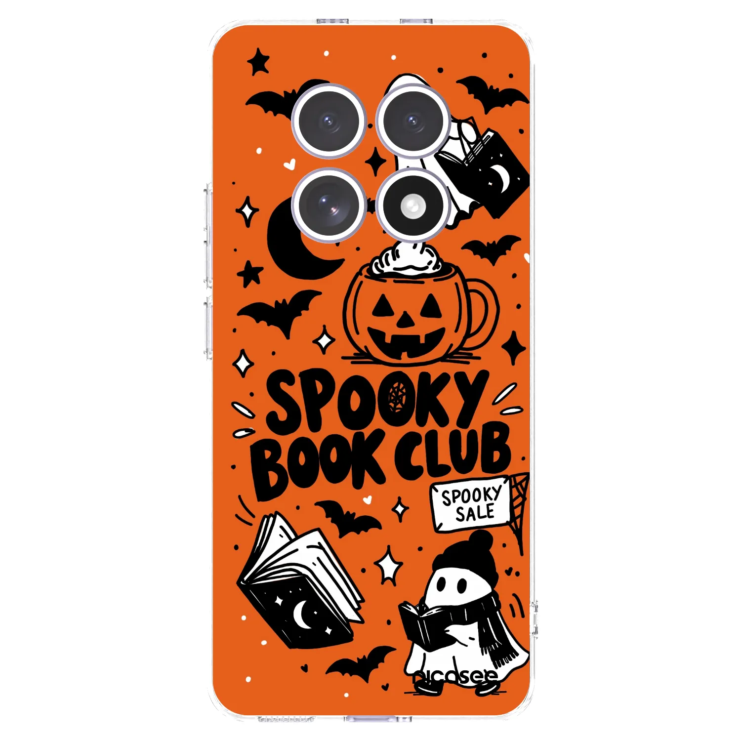 Picasee silikonski prozorni ovitek za Xiaomi Redmi Note 15 4G - Spooky book club