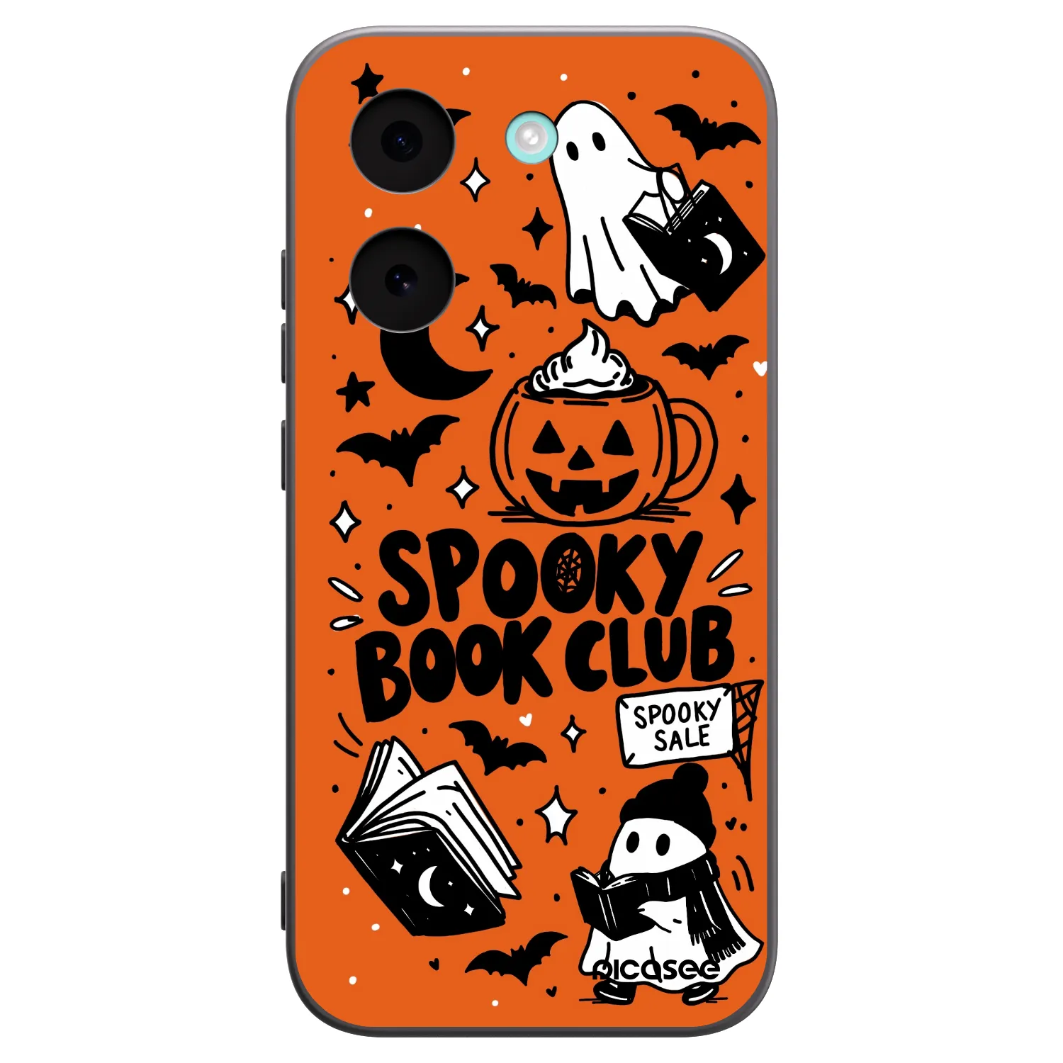 Picasee silikonski črni ovitek za Xiaomi Poco X8 Pro - Spooky book club