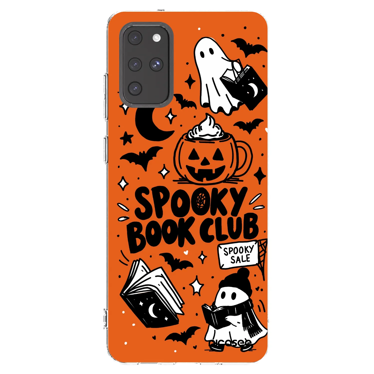 Picasee silikonski prozorni ovitek za Samsung Galaxy S20+ G985F - Spooky book club