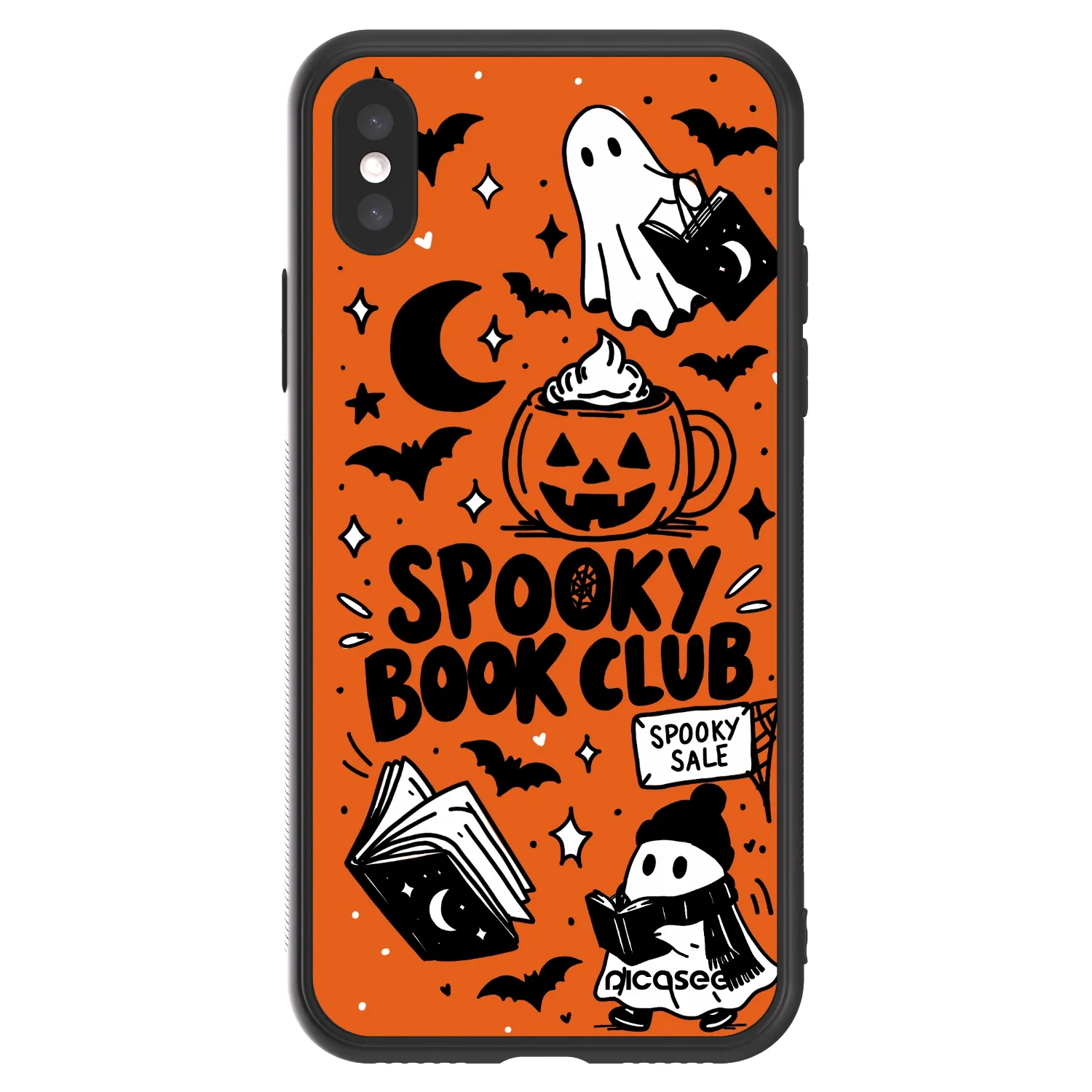 Picasee ULTIMATE CASE za Apple iPhone X/XS - Spooky book club