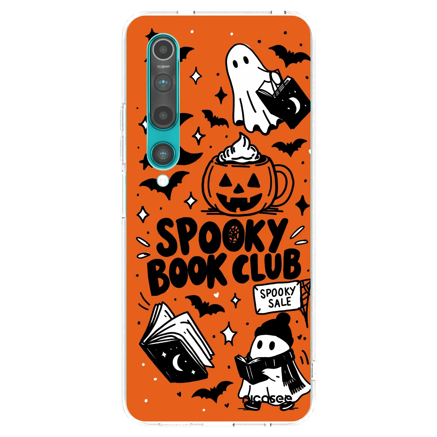 Picasee silikonski prozorni ovitek za Xiaomi Mi 10 - Spooky book club