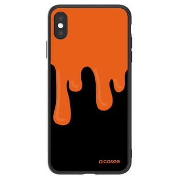 Picasee ULTIMATE CASE za Apple iPhone XS Max - Orange spooky