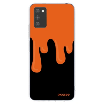 Ovitek za Samsung Galaxy A02s A025G - Orange spooky